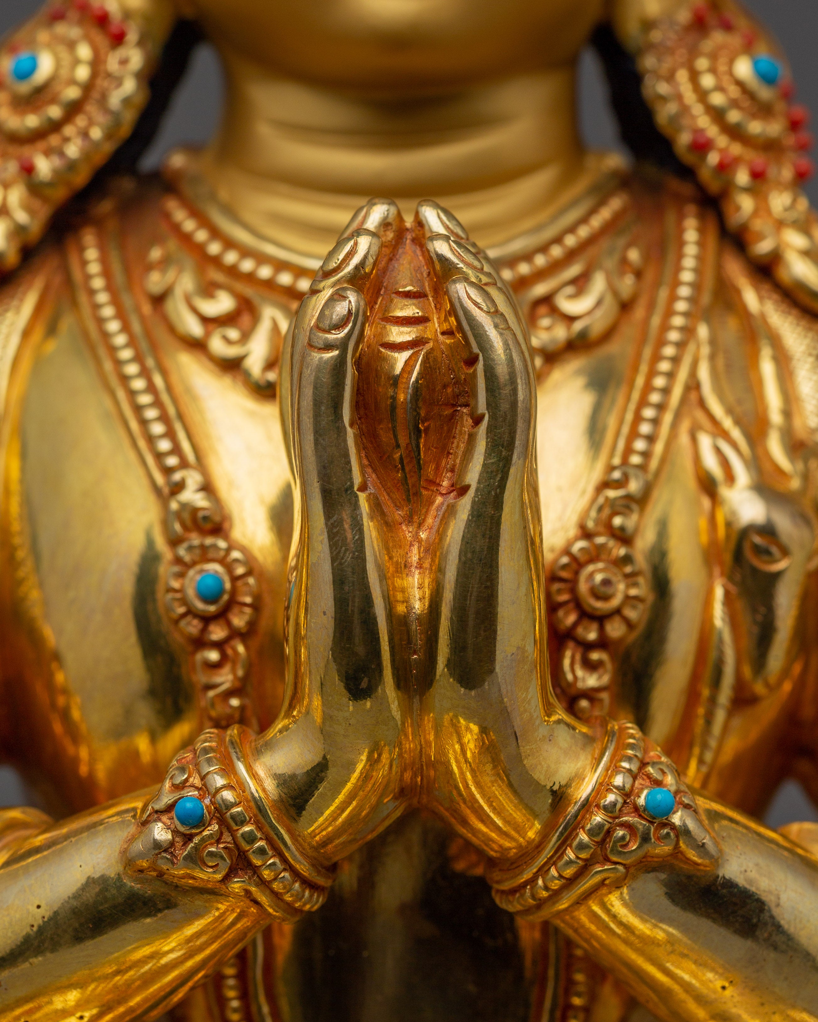 Statue of Four Armed Chenrezig | Bodhisattva of Compassion