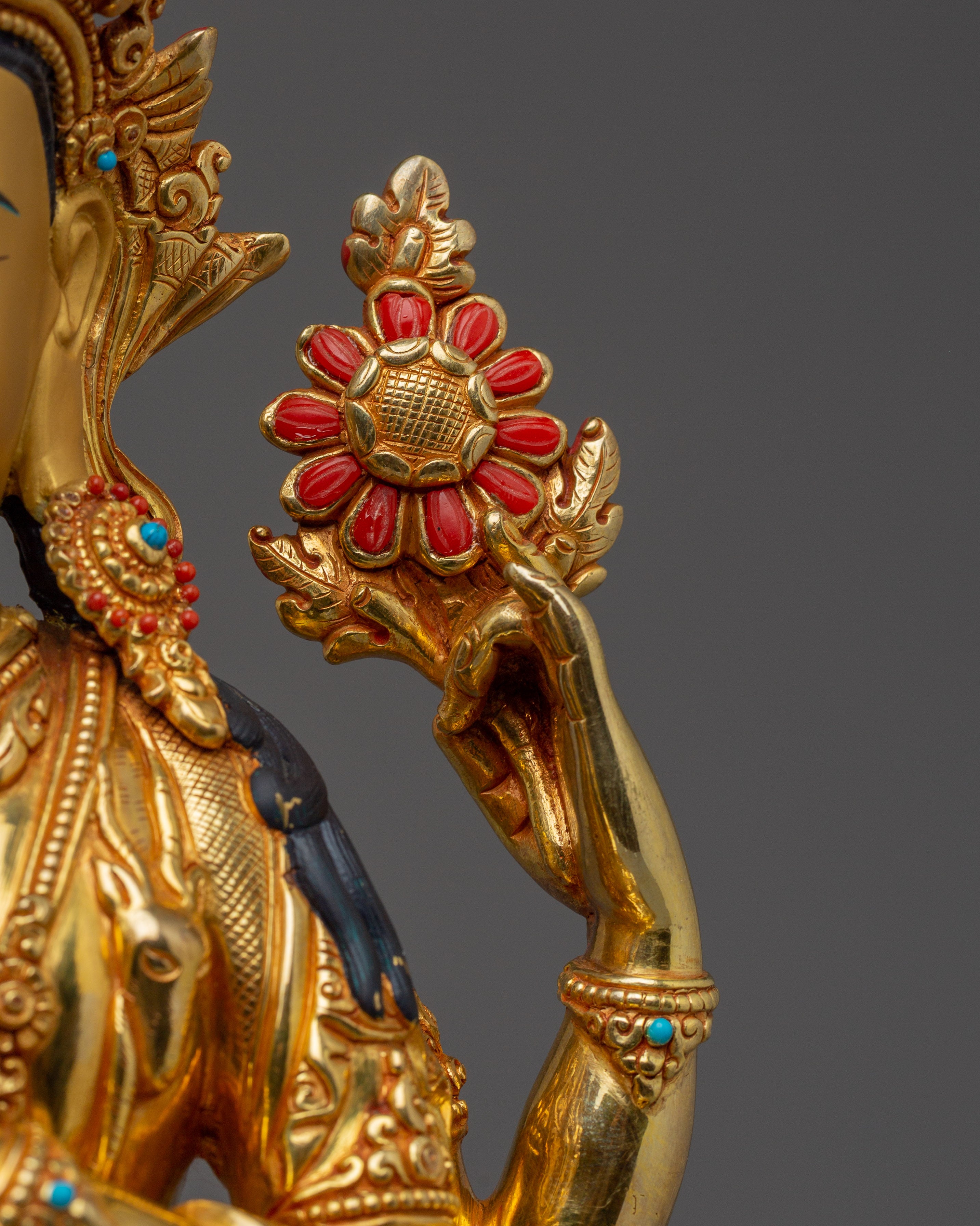 Statue of Four Armed Chenrezig | Bodhisattva of Compassion