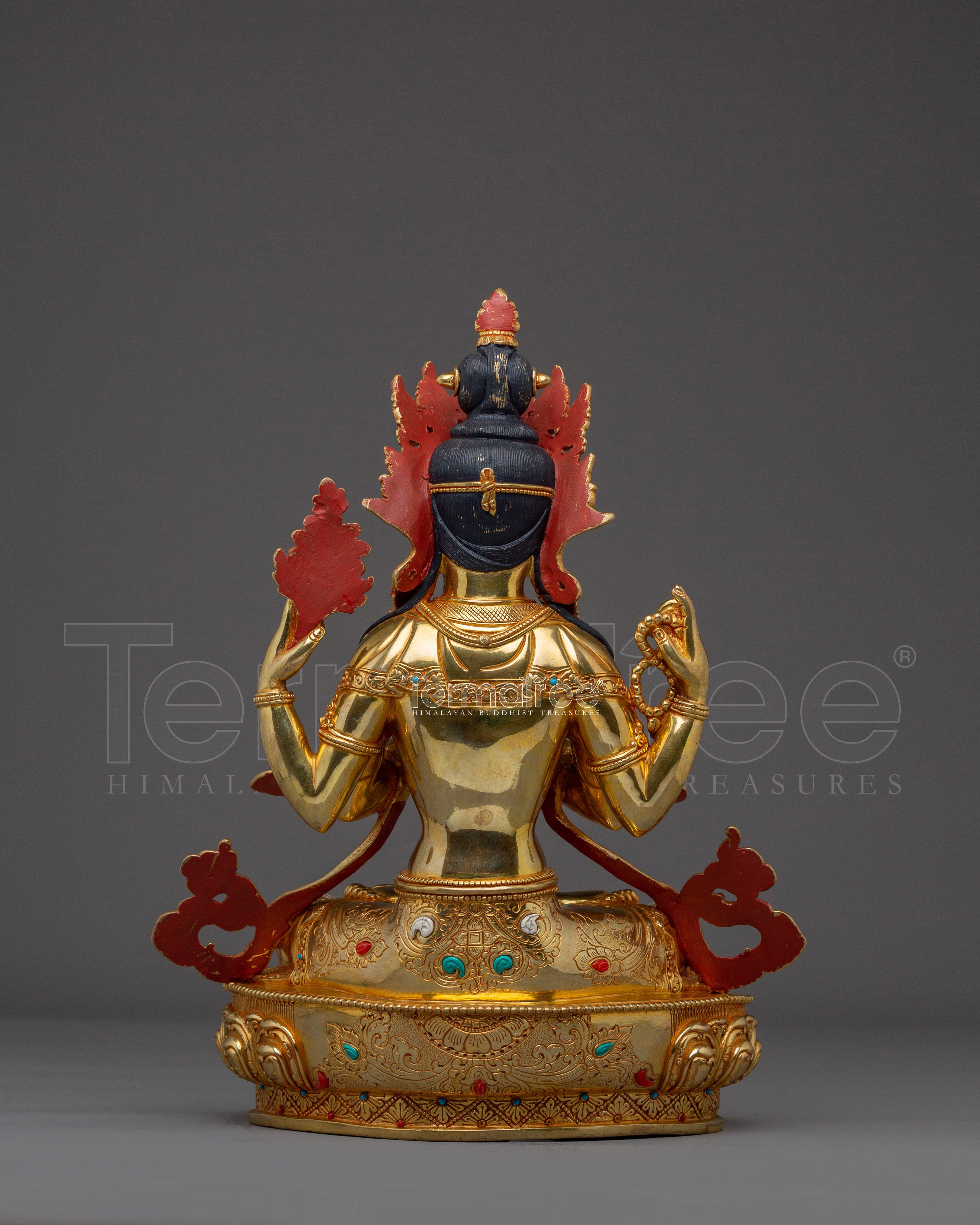 Statue of Four Armed Chenrezig | Bodhisattva of Compassion
