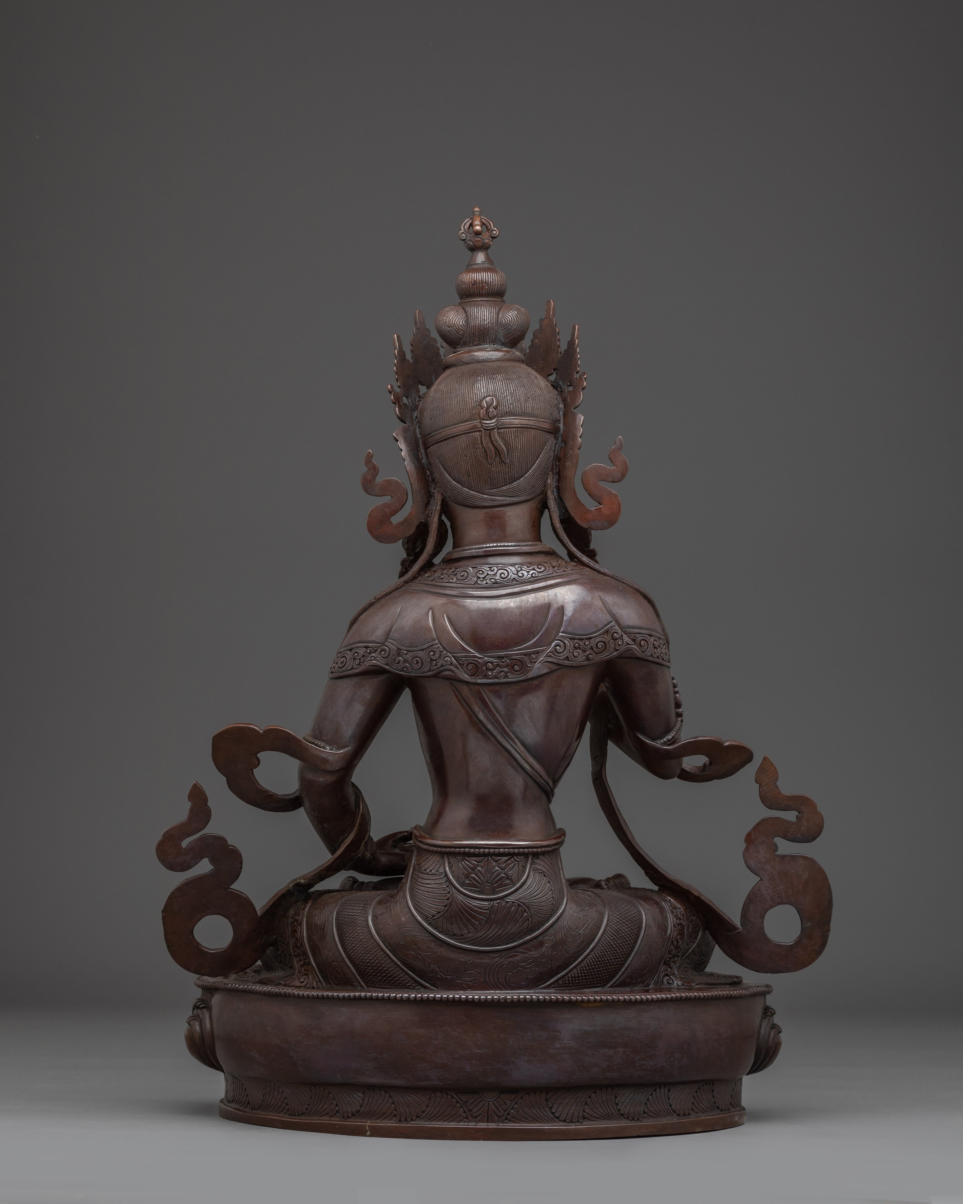Tibetan Deity Kshitigarbha Sculpture | Japanese Jizo