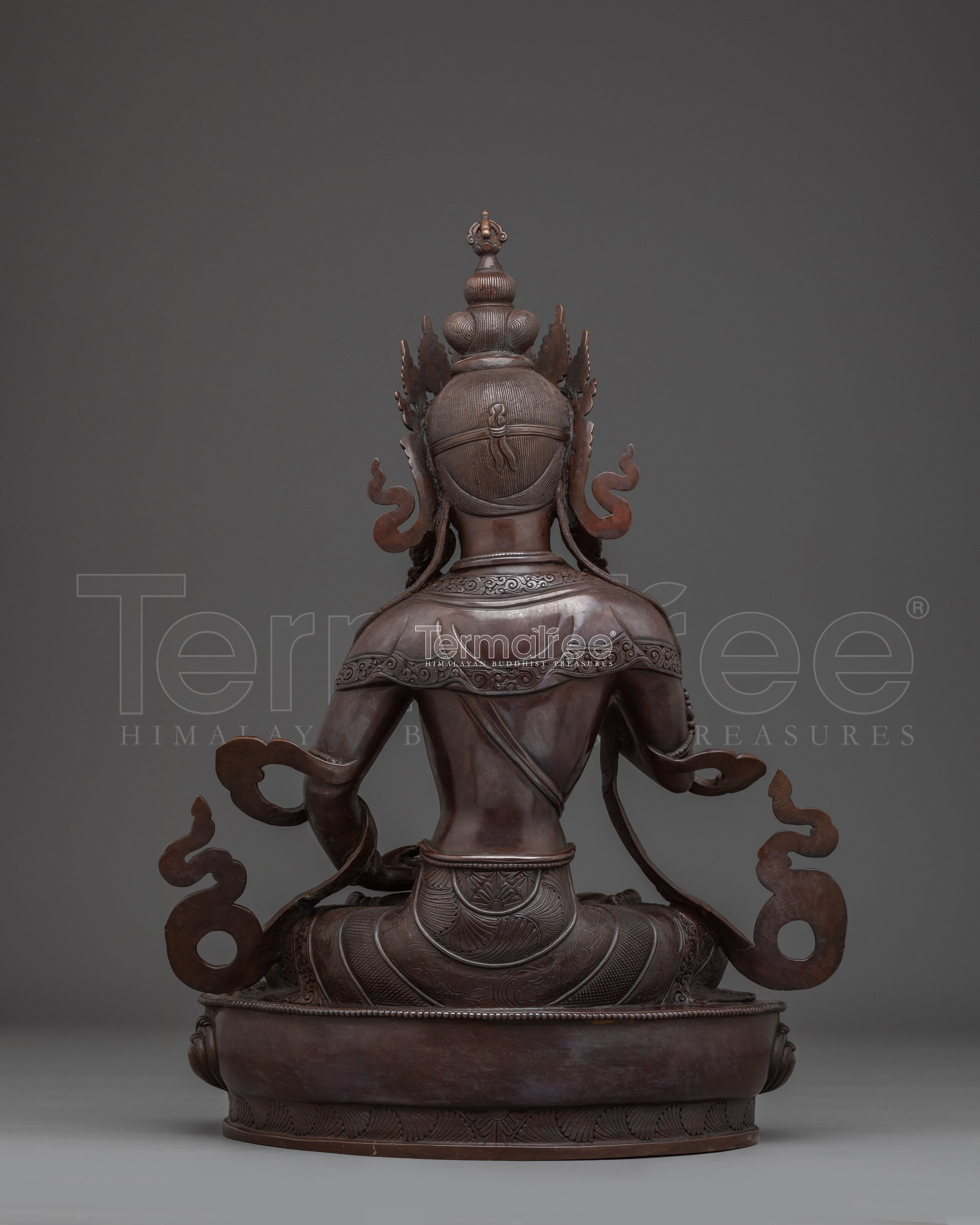 Tibetan Deity Kshitigarbha Sculpture | Japanese Jizo