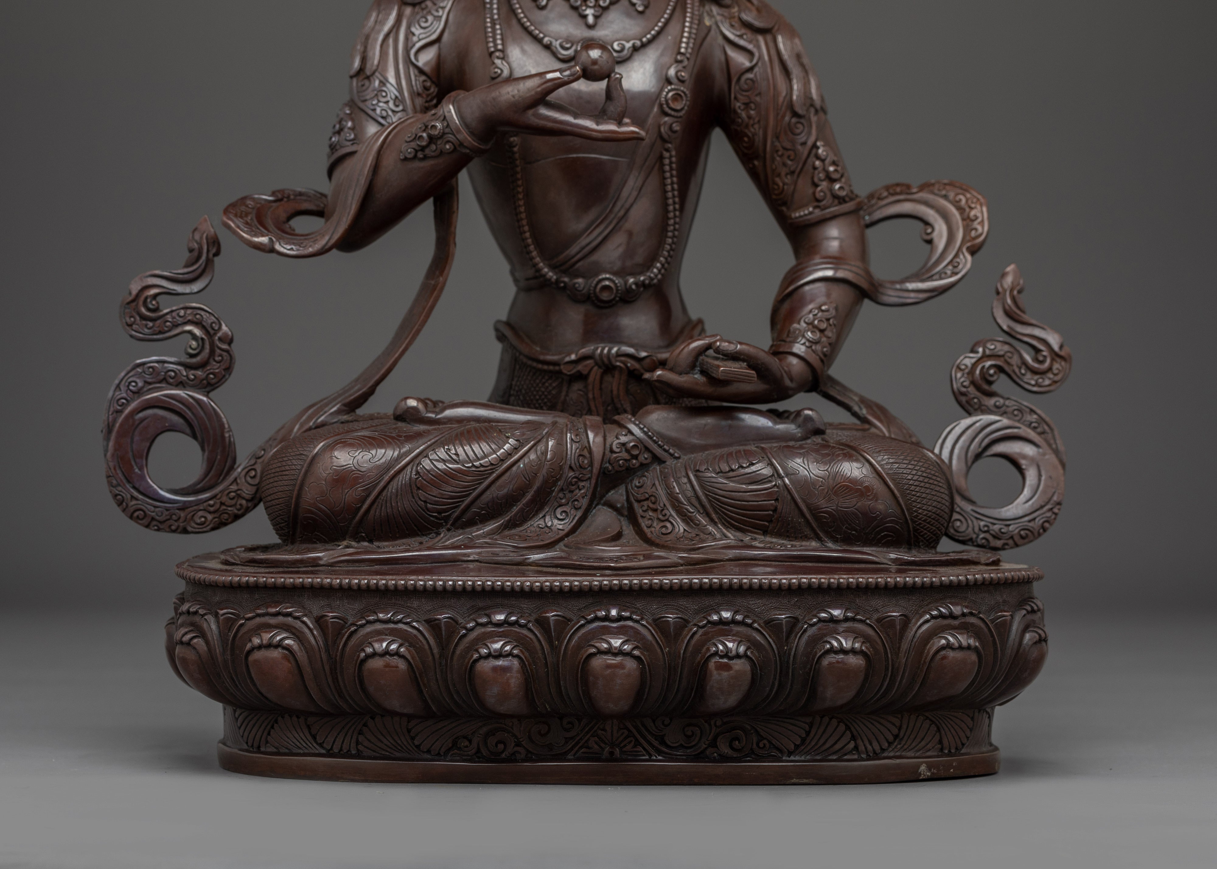 Tibetan Deity Kshitigarbha Sculpture | Japanese Jizo