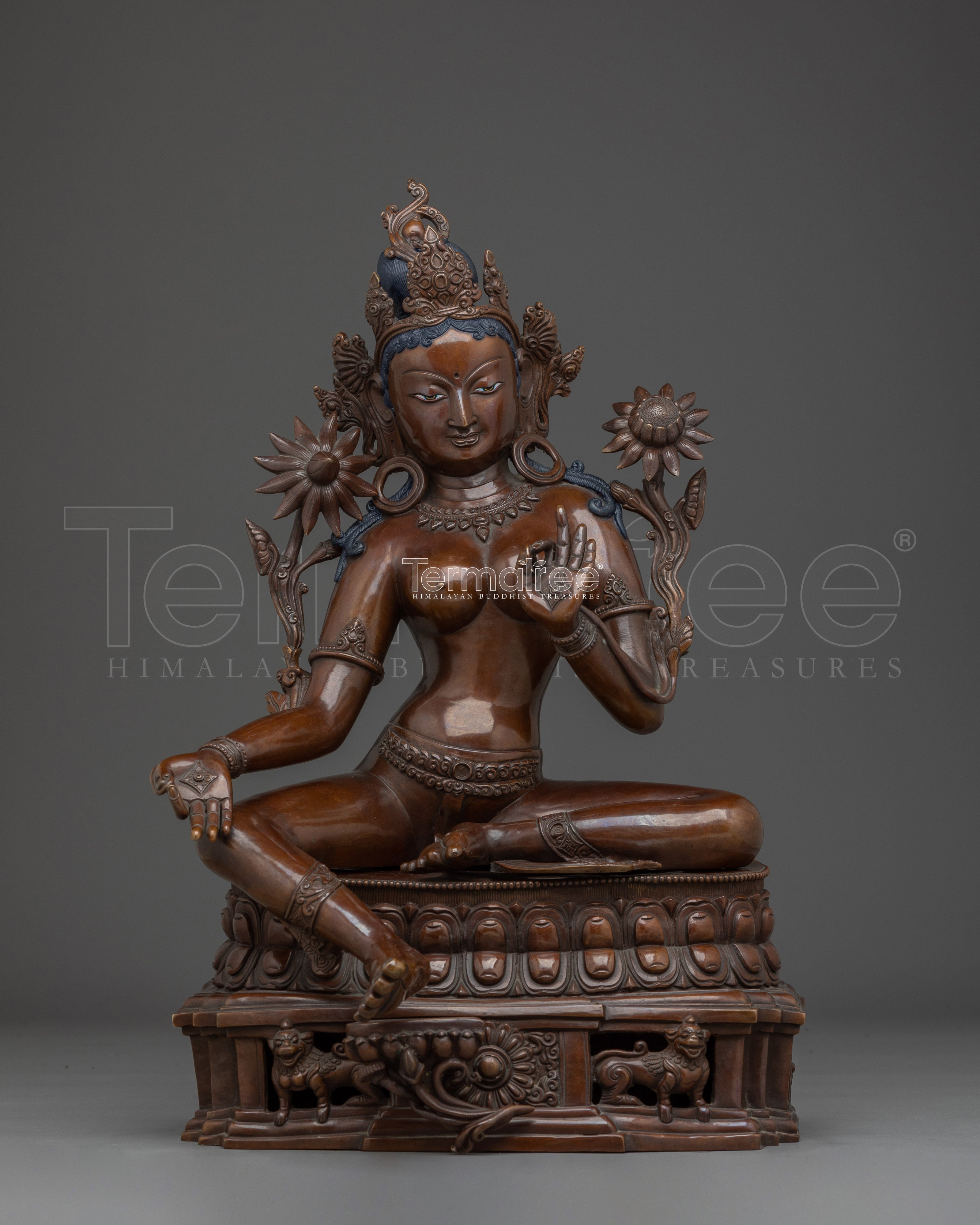 Spiritual Deity Green Tara Figurine | Enlightened Deity