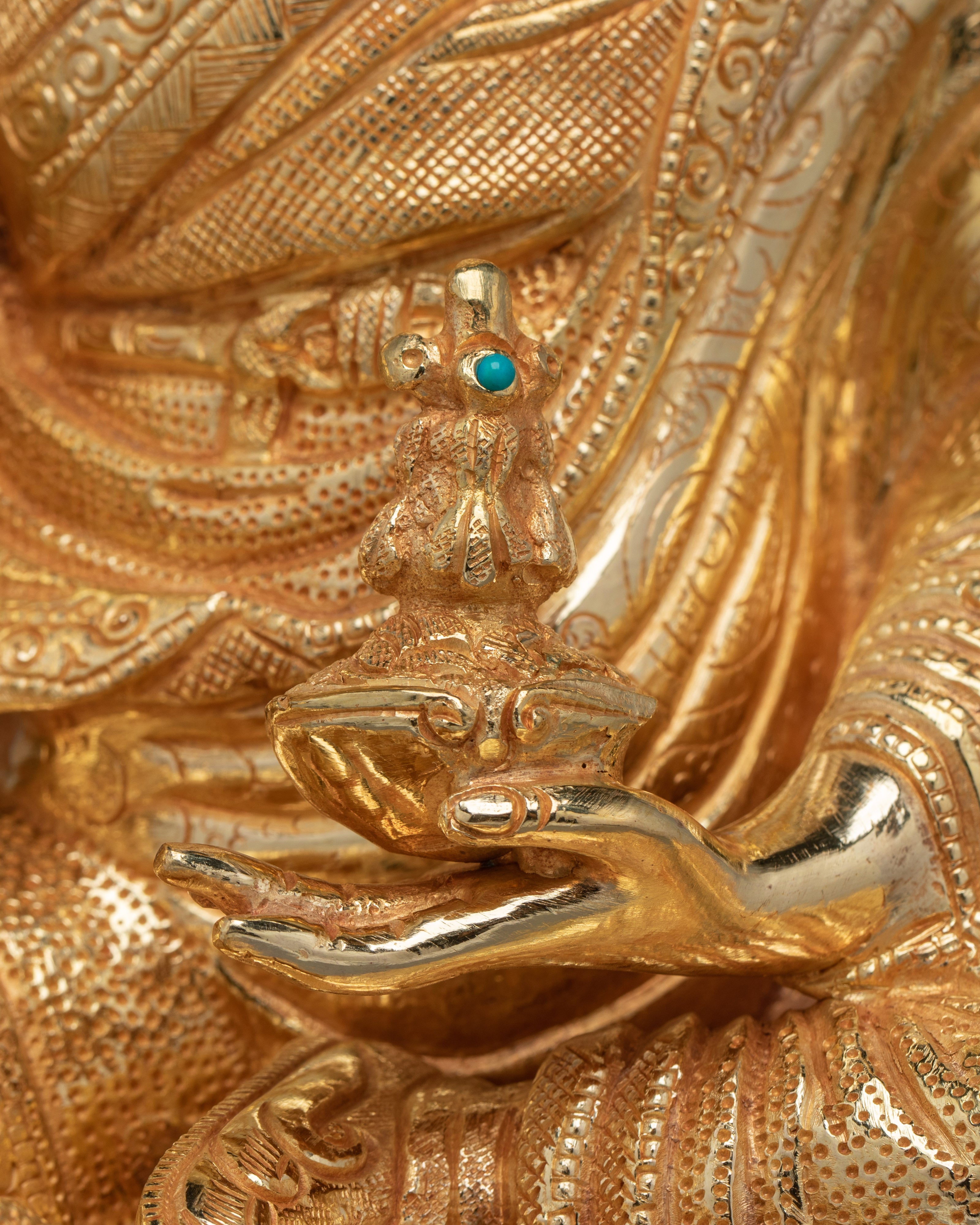 Handcrafted Artwork of Guru Rinpoche | Vajra Master