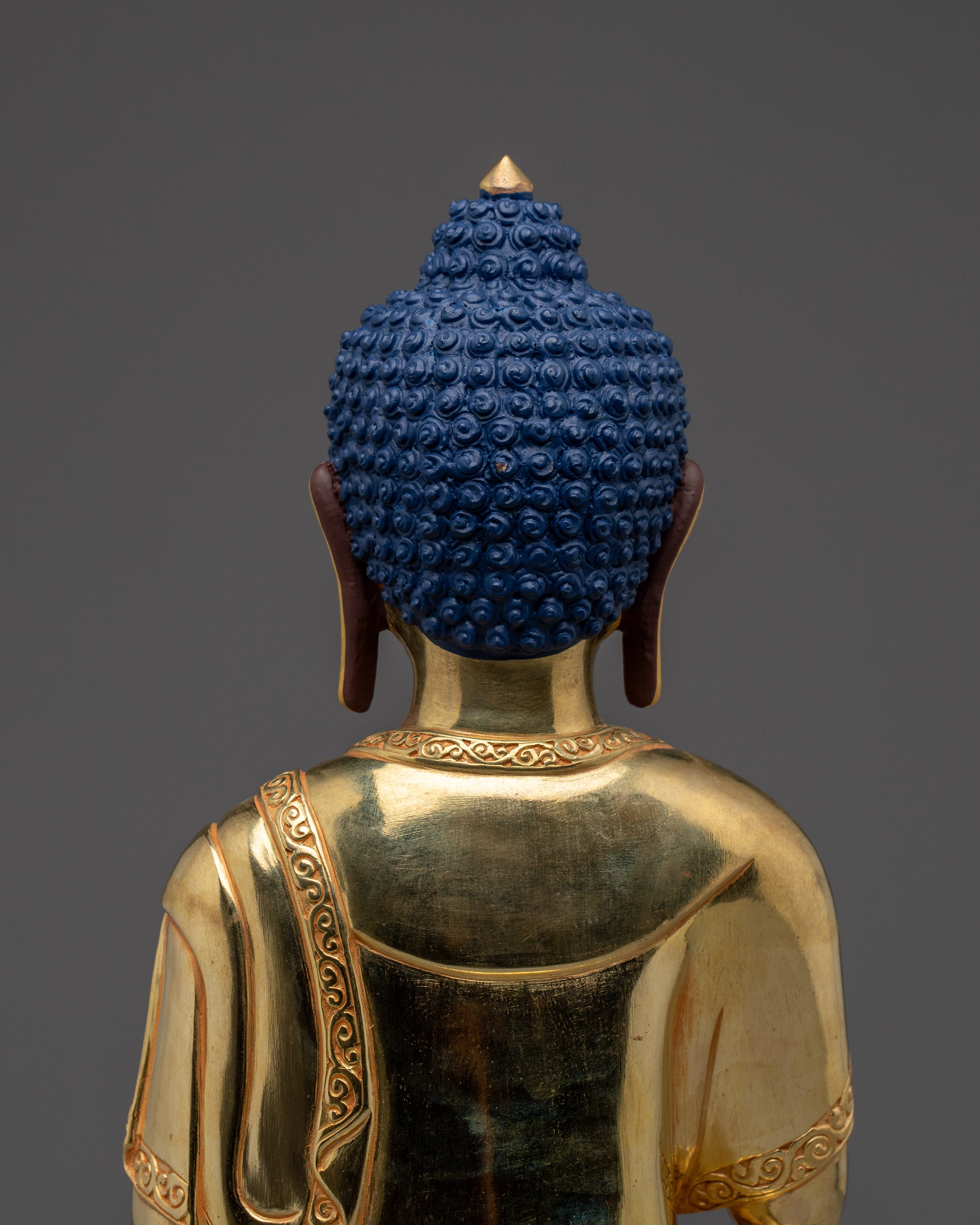 Shakyamuni Buddha, Sacred Dharma Symbol | Nepalese Buddhist Craft