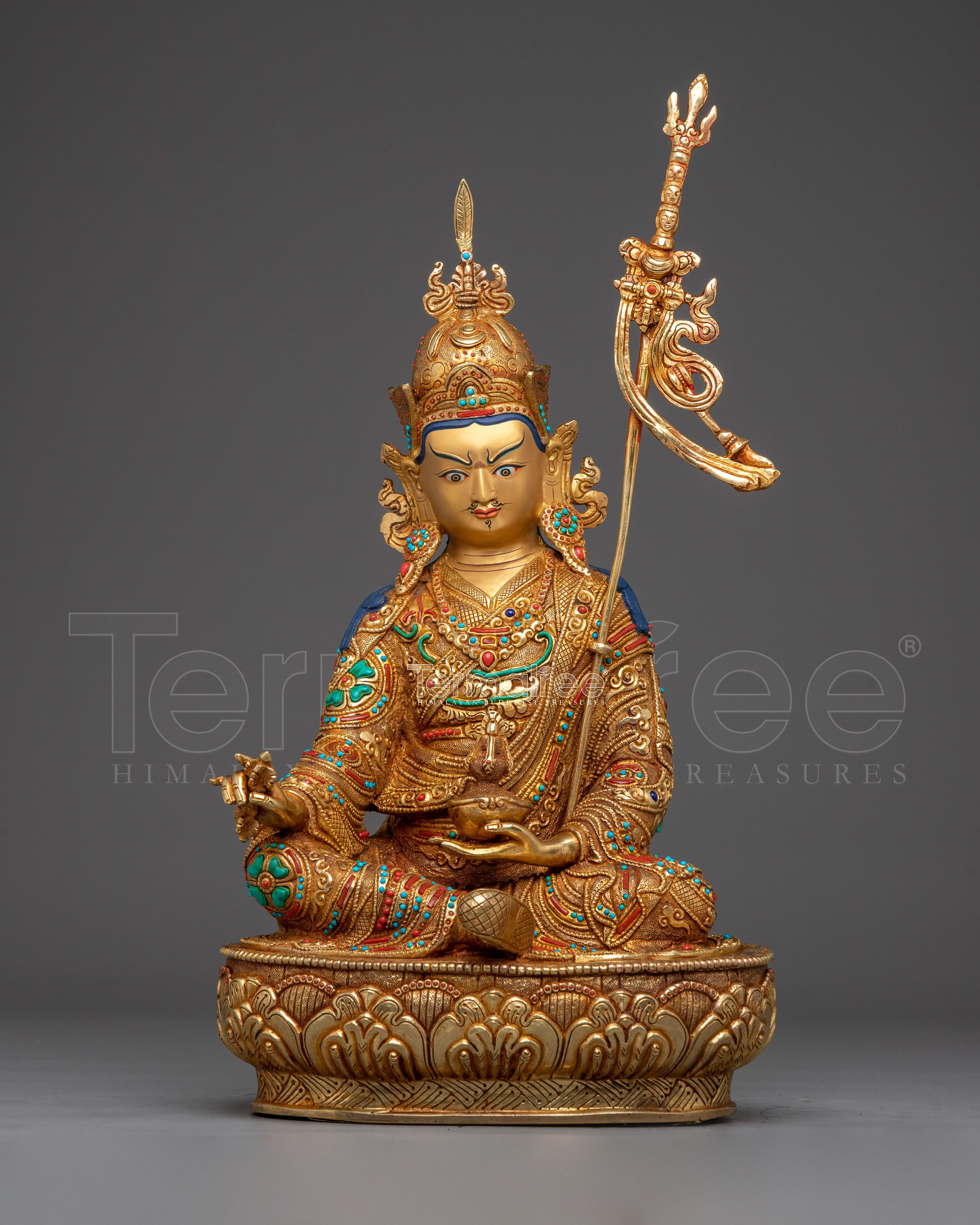Nepalese Handmade Guru Rinpoche | Padmasambhava Figurine