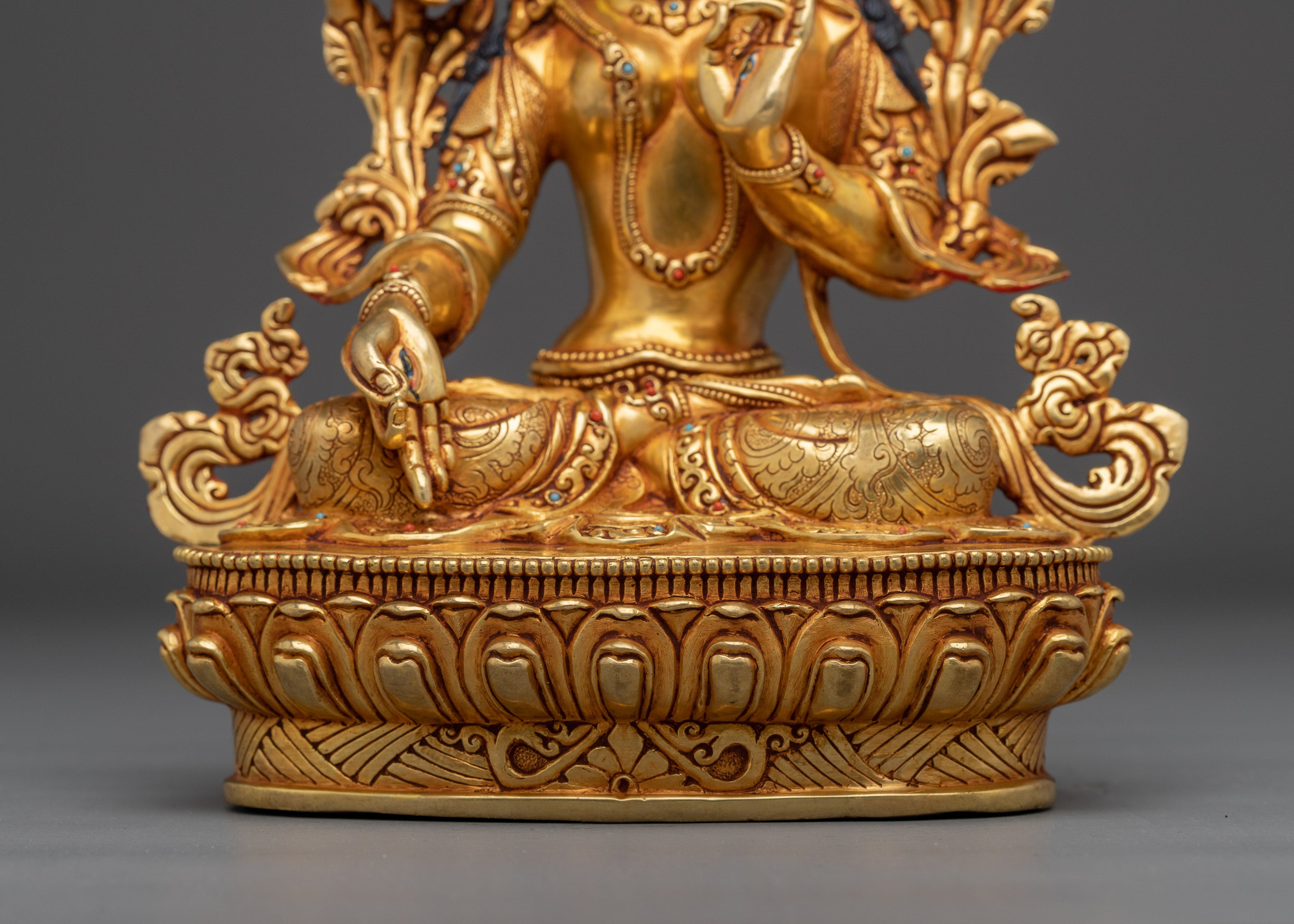 Tibetan Revered Deity Sita Tara | Buddhist Healing Goddess Artwork