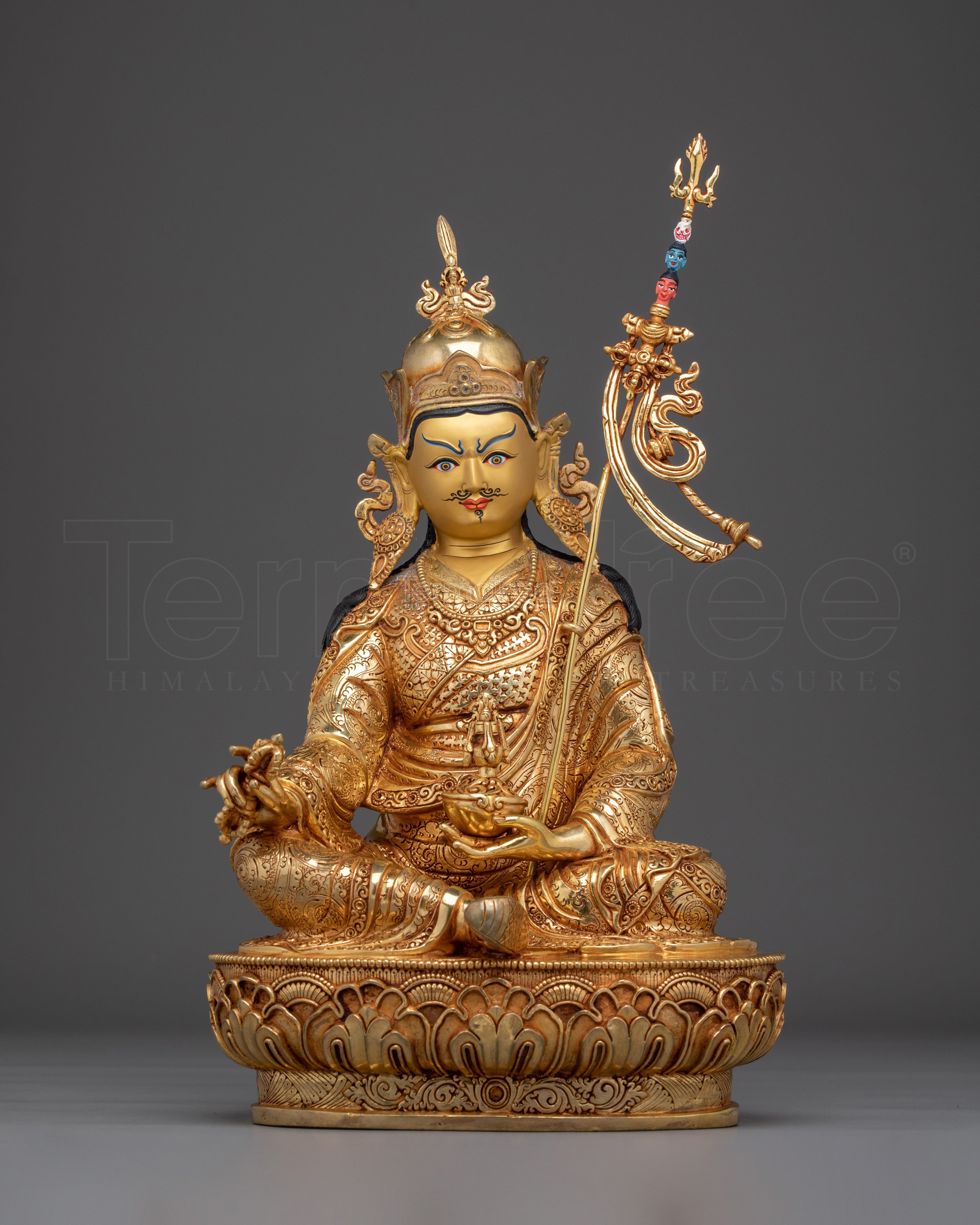 Vajrayana Master Guru Rinpoche Sculpture | Padmasambhava Deity