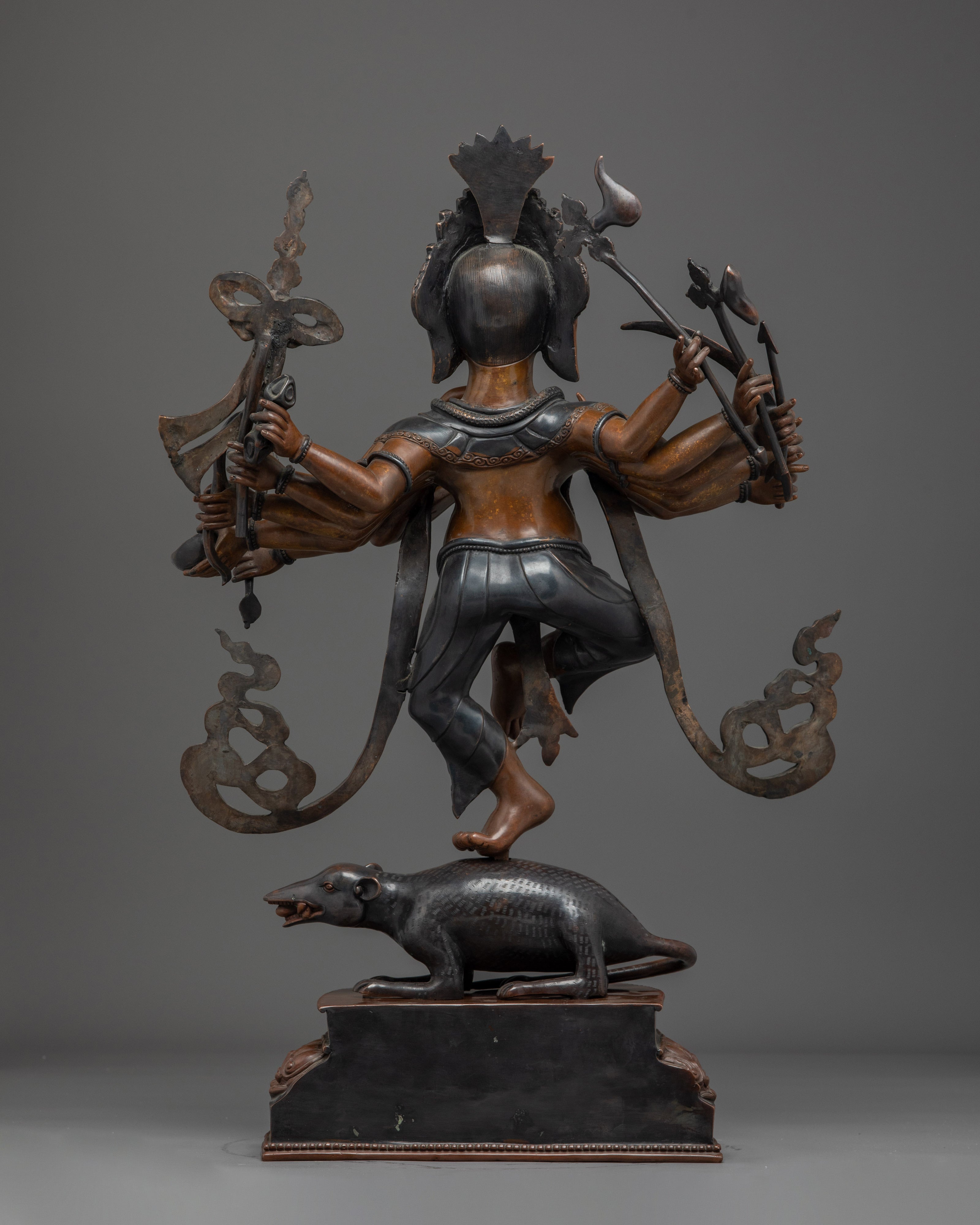 Hindu Wisdom Deity Ganesh Statue | Standing Ganesha Artwork