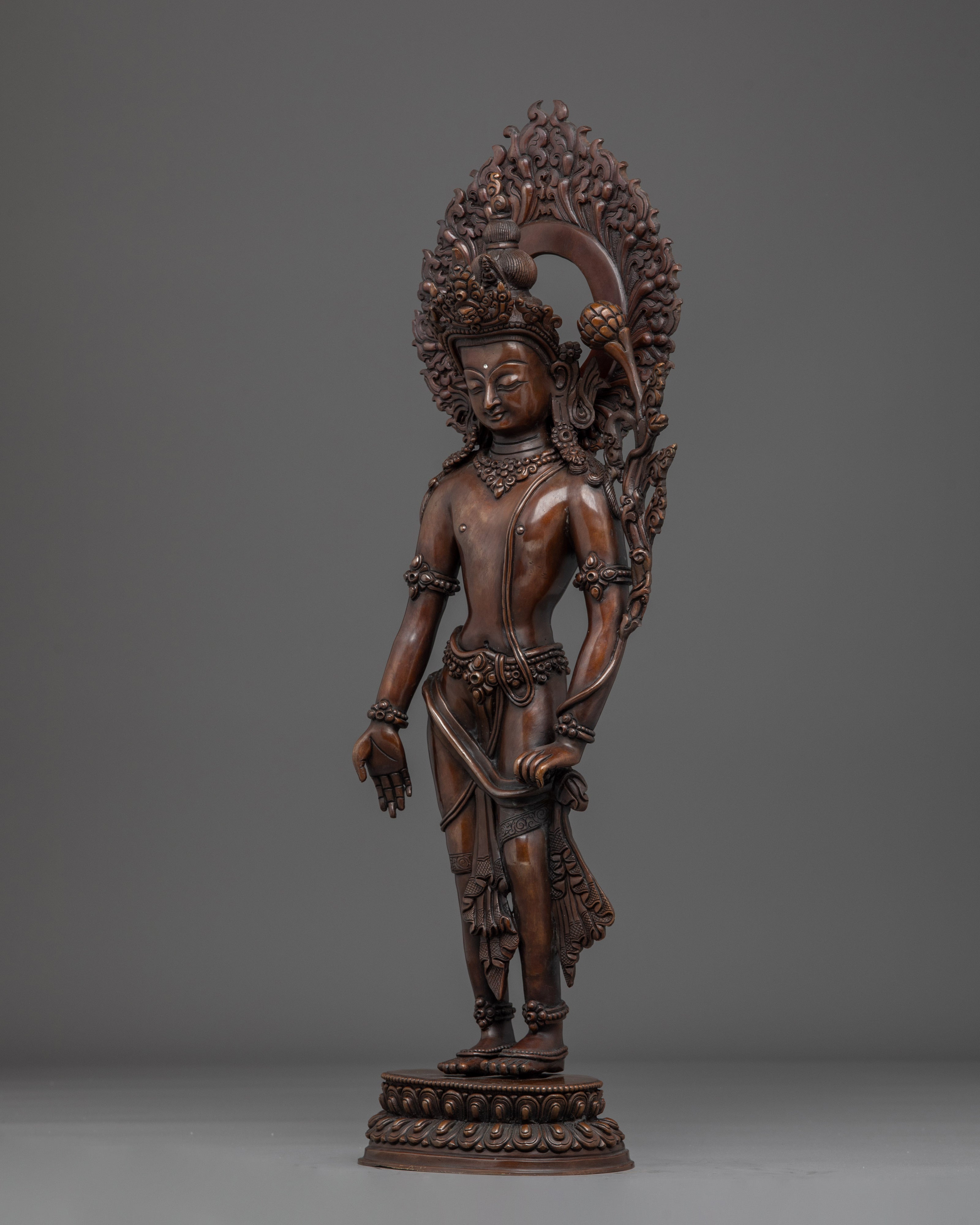 Standing Avalokiteshvara Statue | Manifestation of Chenrezig Sculpture