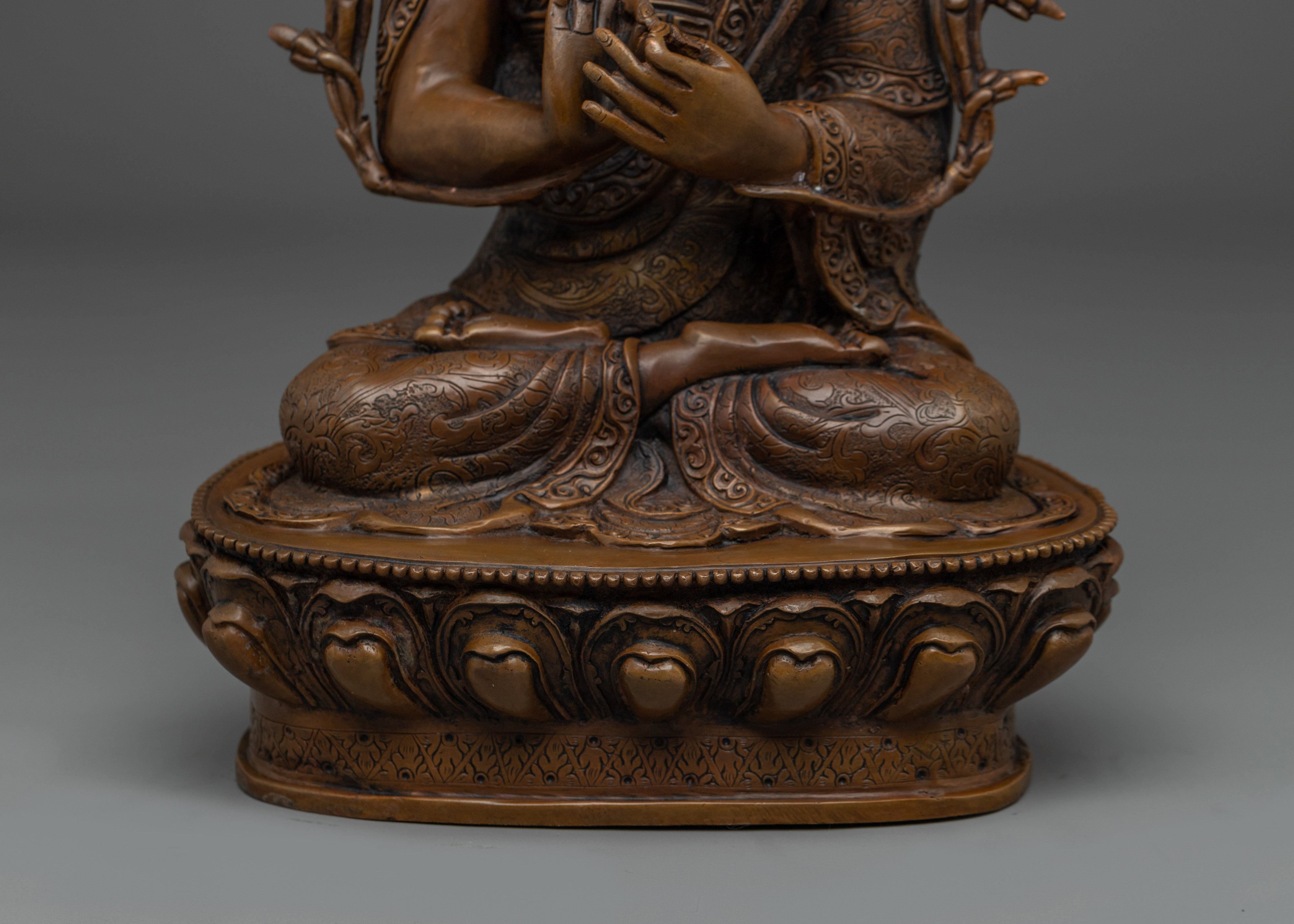 Enlightened Master Tsongkhapa Set | Disciples Statue