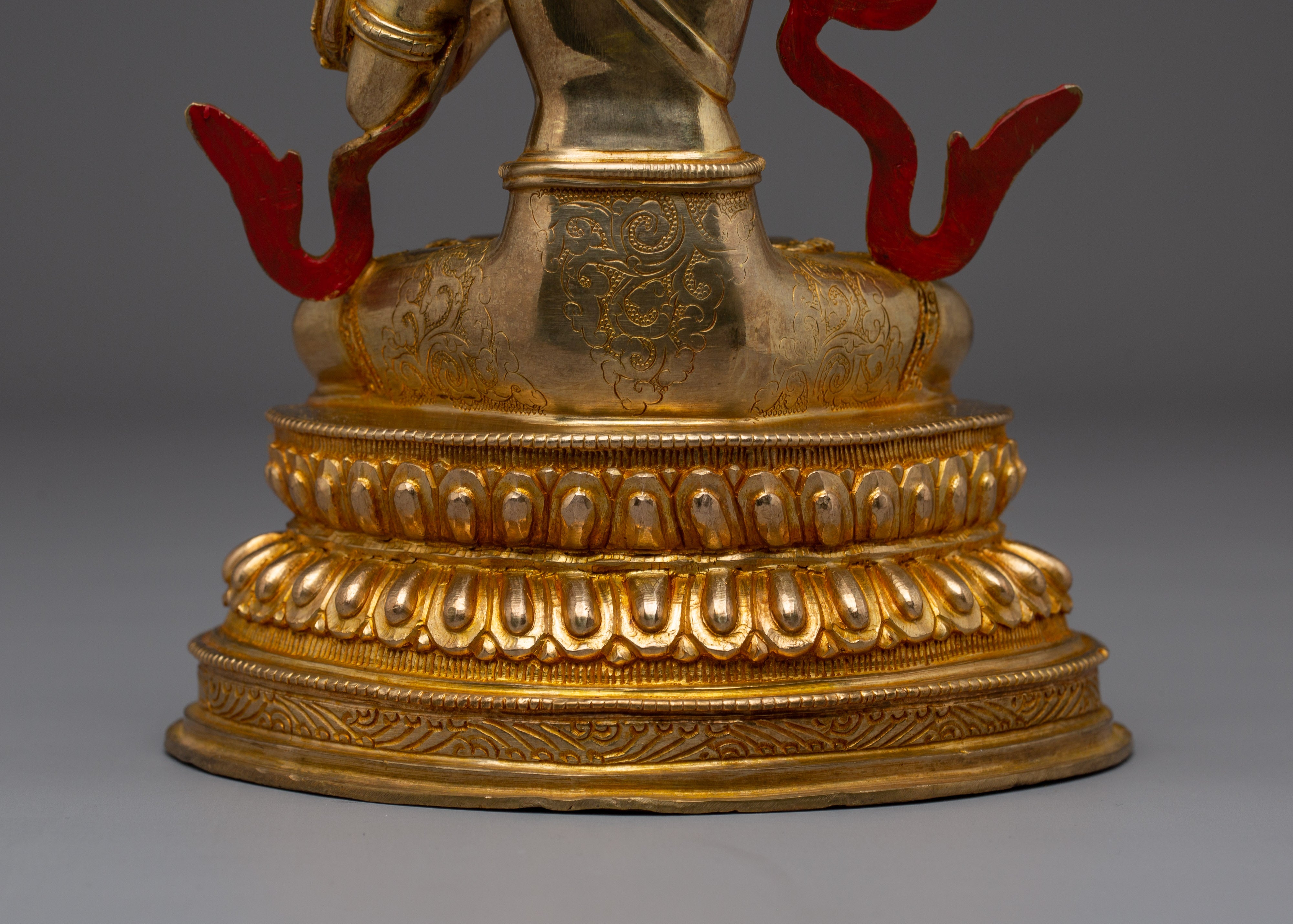 Bodhisattva Deity Manjushri Figurine | Nepalese Buddhist Art
