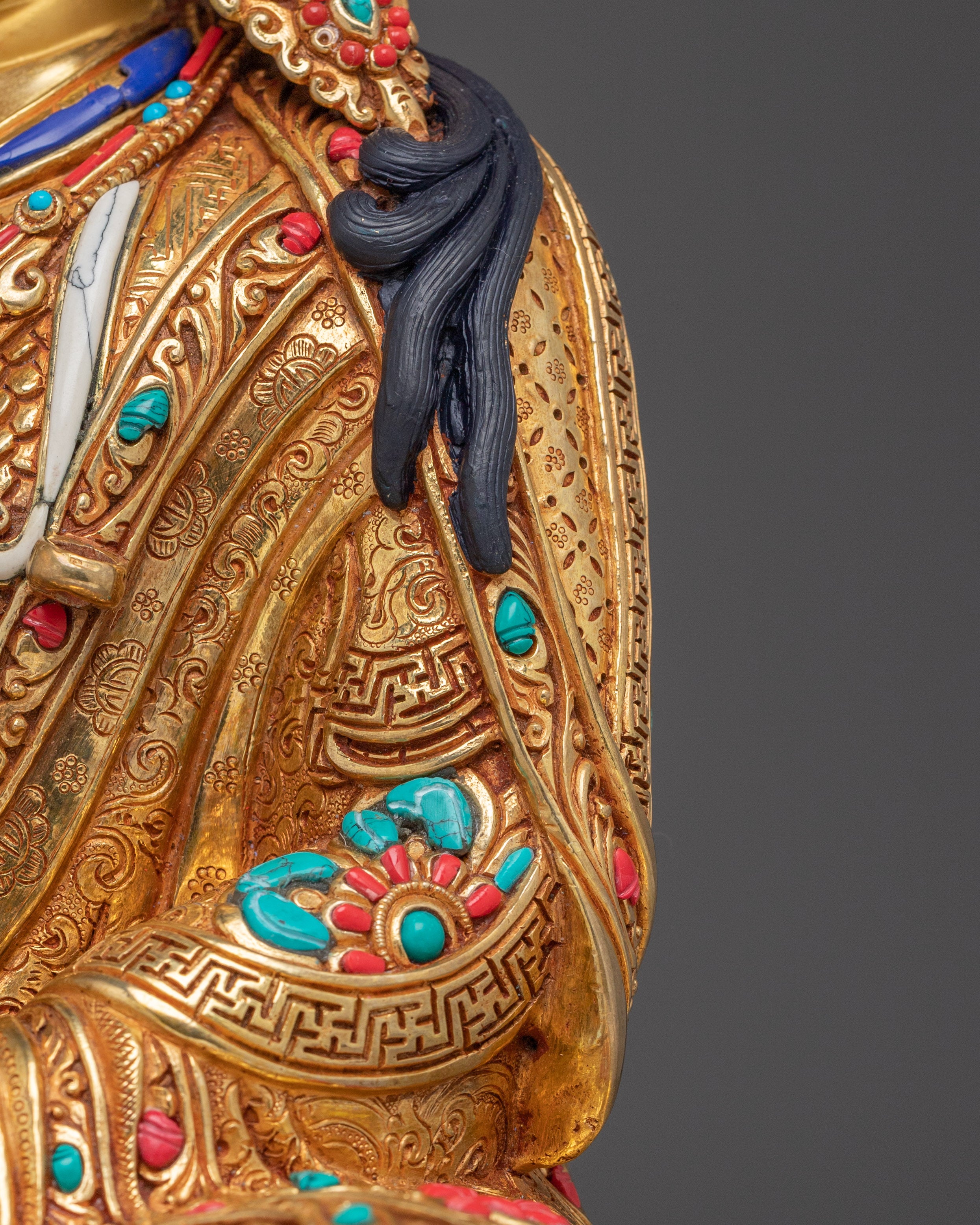 Handmade Himalayan Padmasambhava Sculpture | Tantric Master
