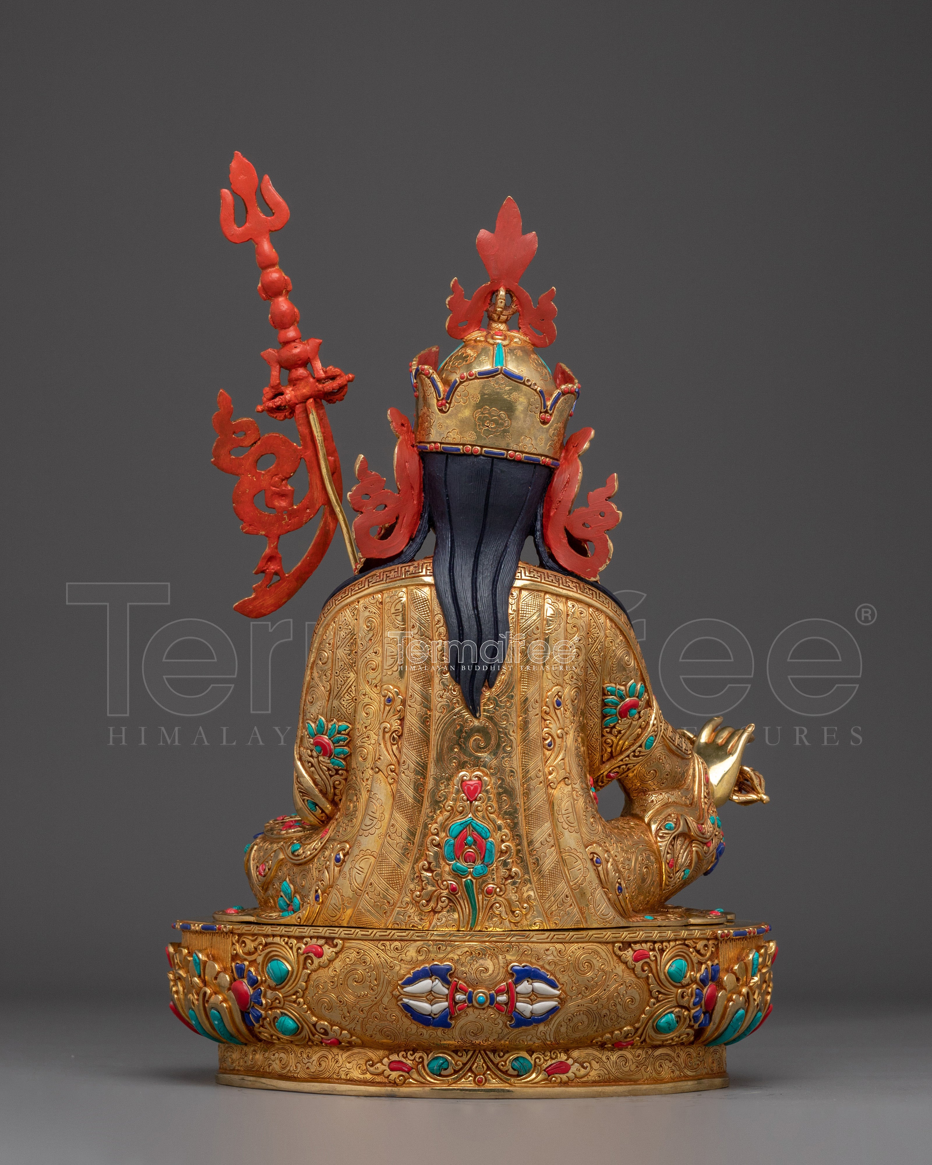 Handmade Himalayan Padmasambhava Sculpture | Tantric Master