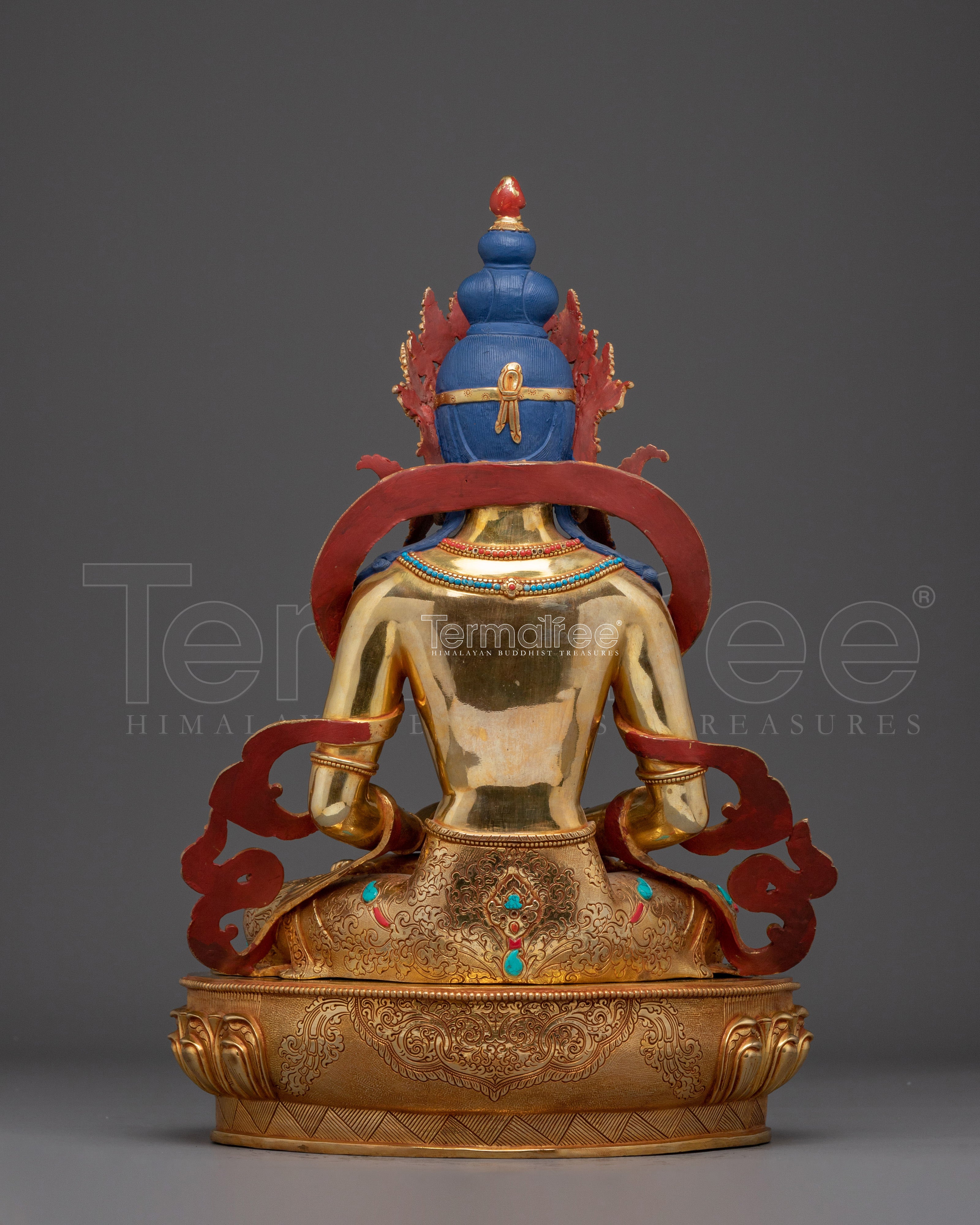 Himalayan Amitayus Handmade Statue | Long-life Deity