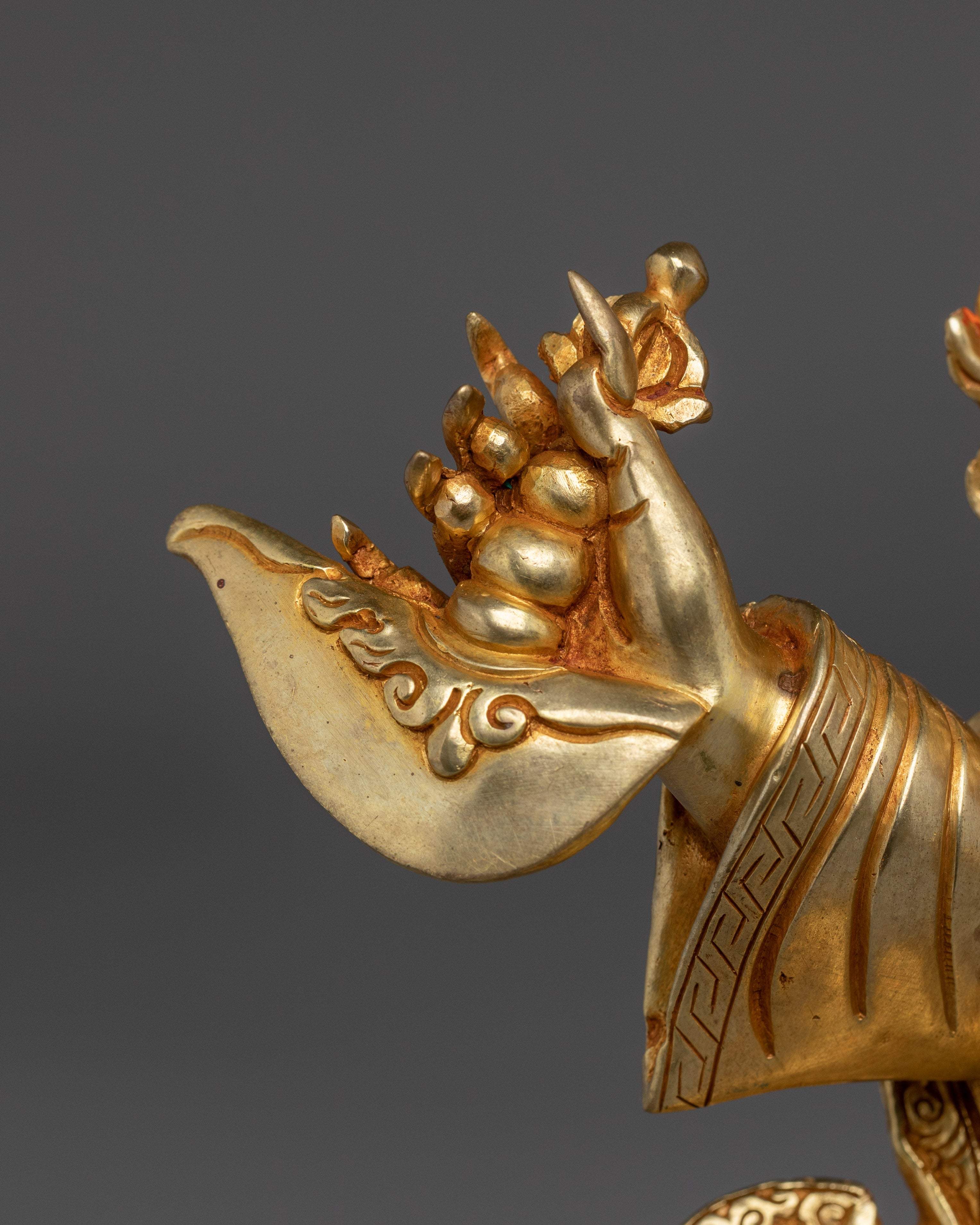 Buddhist Deity Mahakala Bernagchen Statue | Wrathful Protector Sculpture