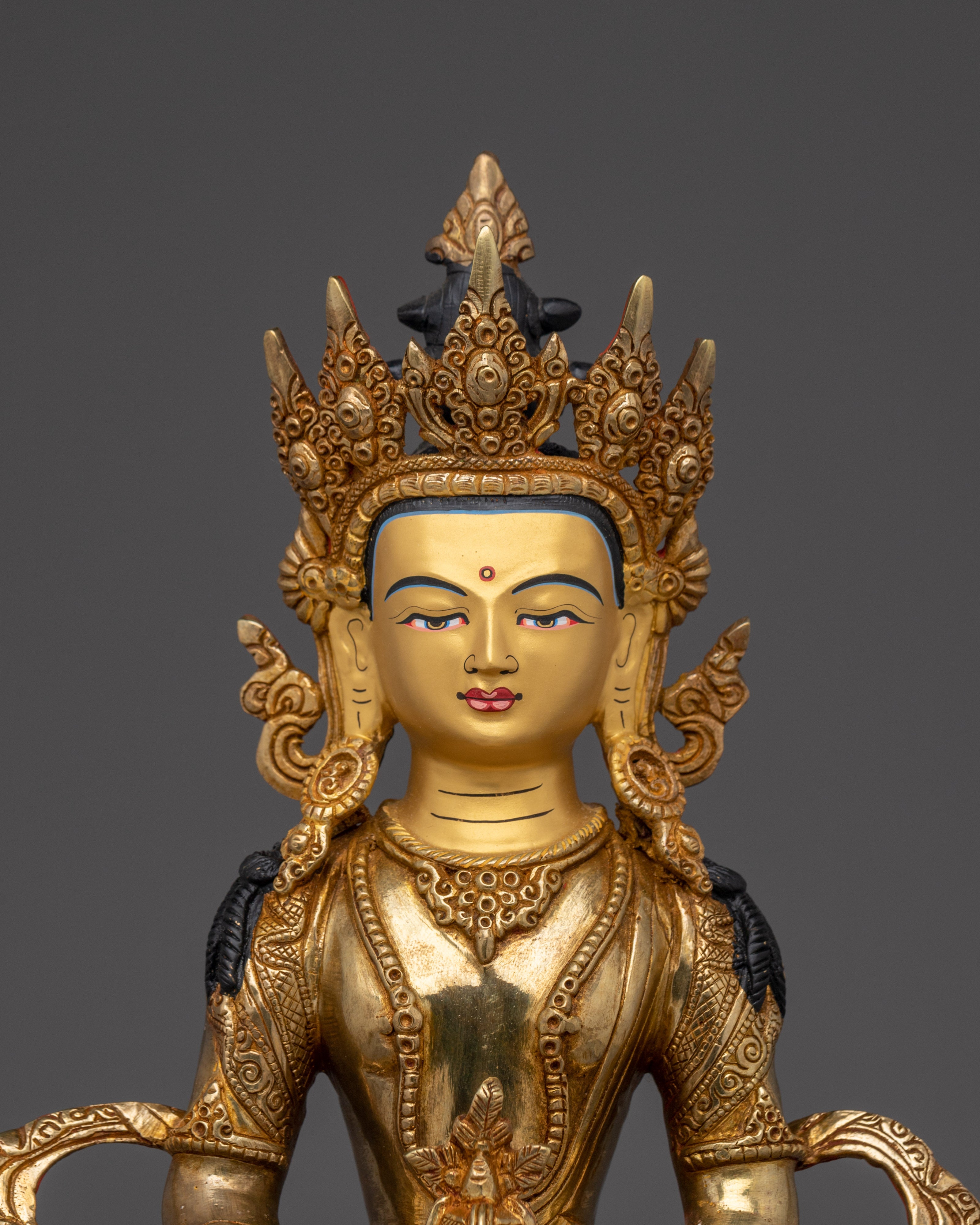 Long Life Blessing Statue of Bodhisattva Amitayus | Symbol of Longevity
