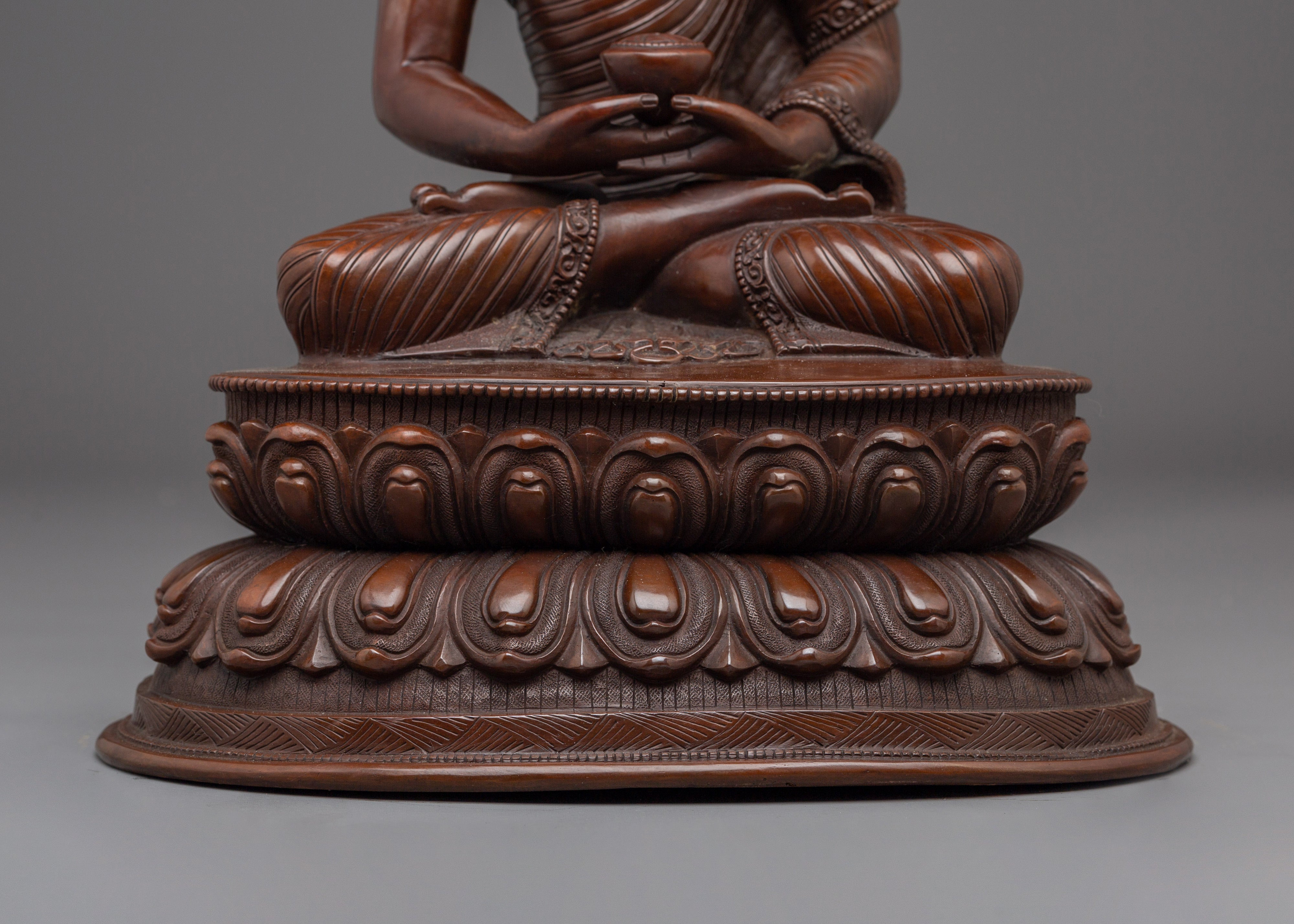 Oxidized Statue of Amitabha Buddha | Ruler of the Pure Land