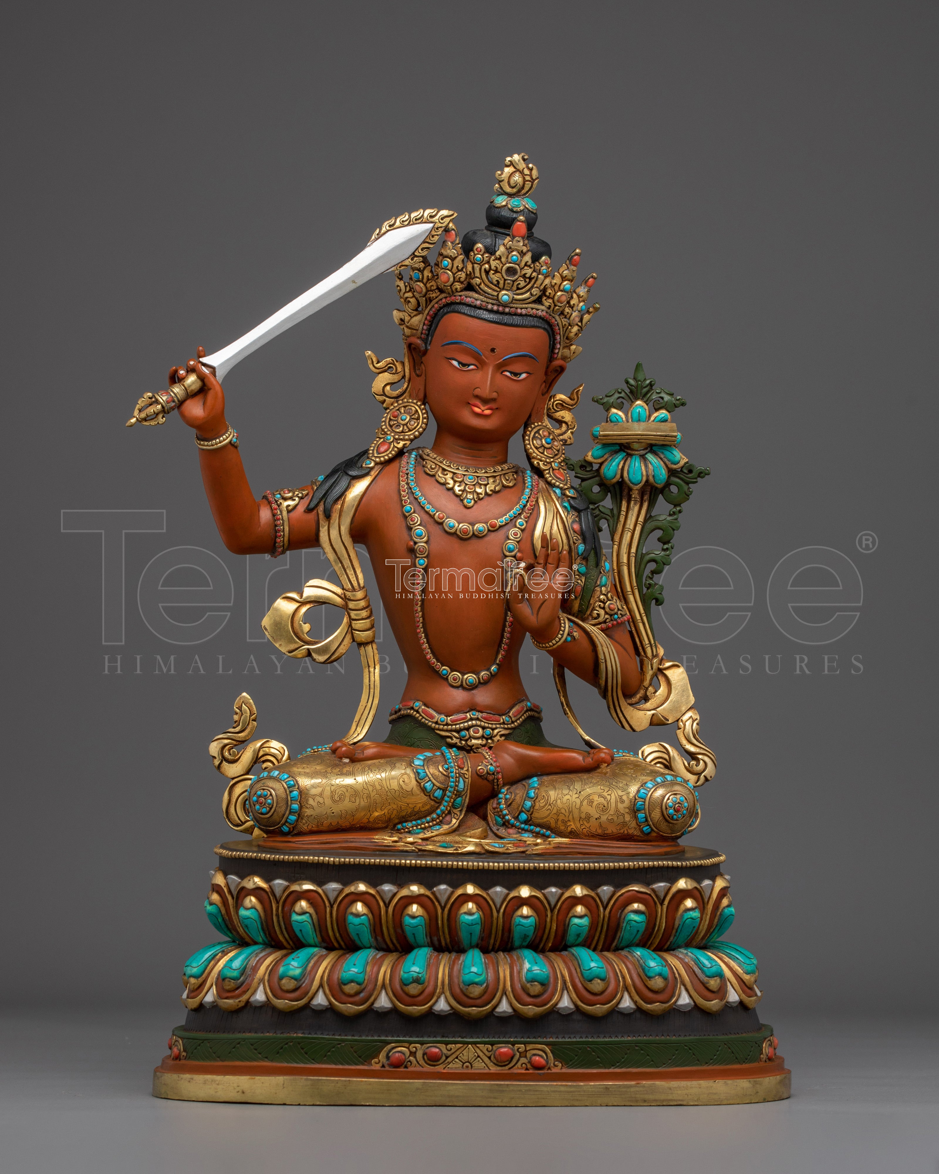 Wisdom Deity Statue of  Manjushri | Vajrayana Deity