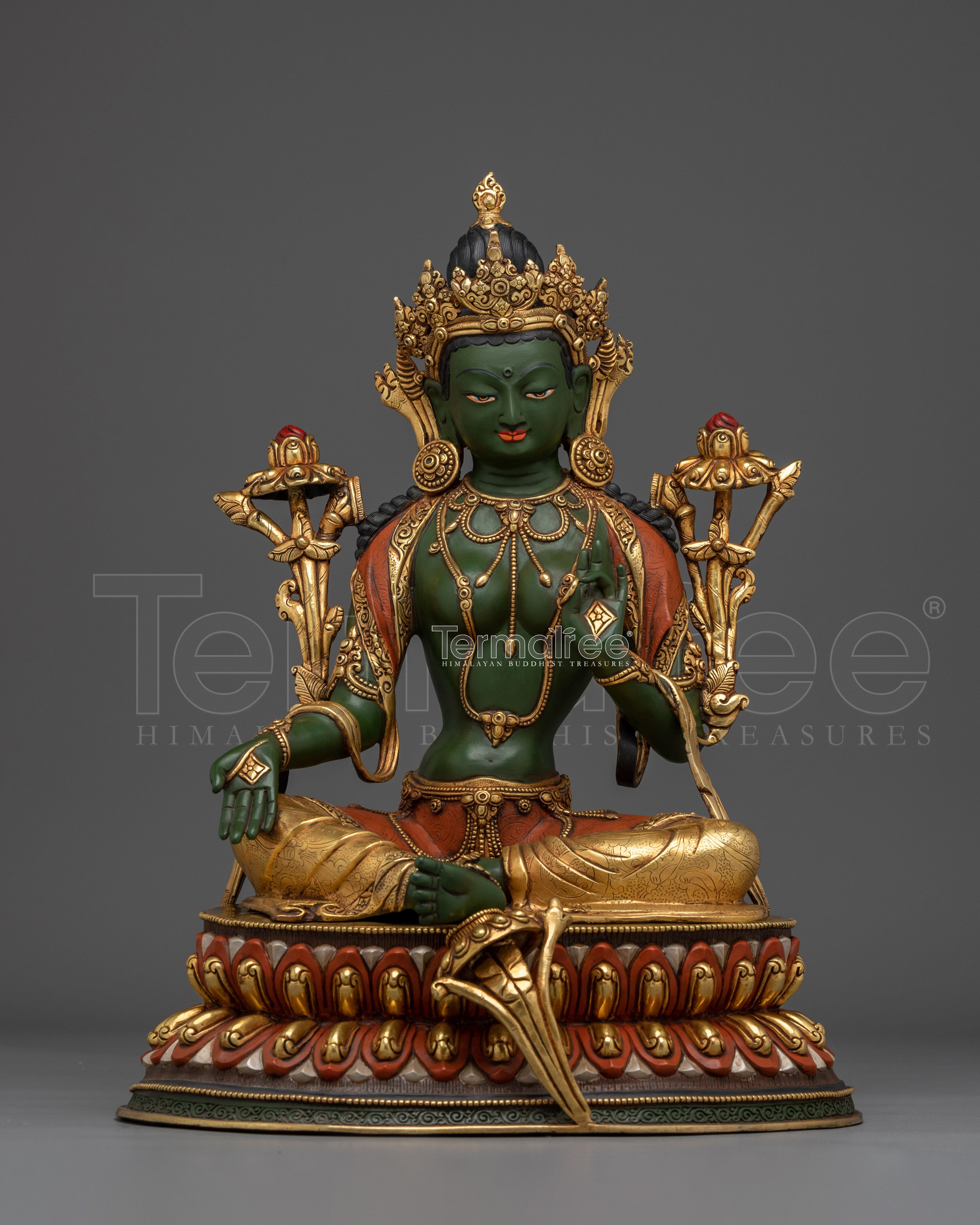 Sacred  Art of Green Tara | Female Tara