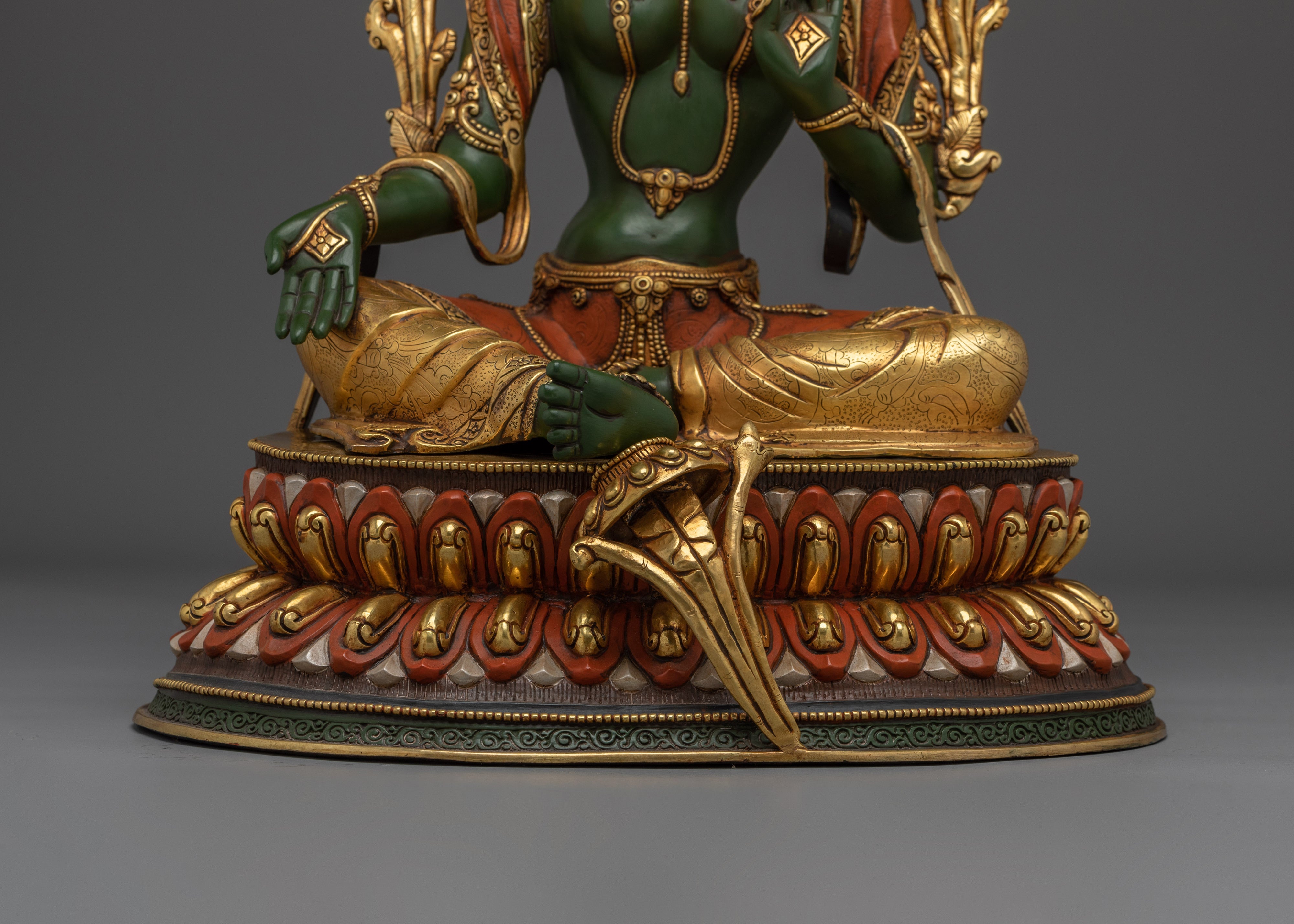 Sacred  Art of Green Tara | Female Tara