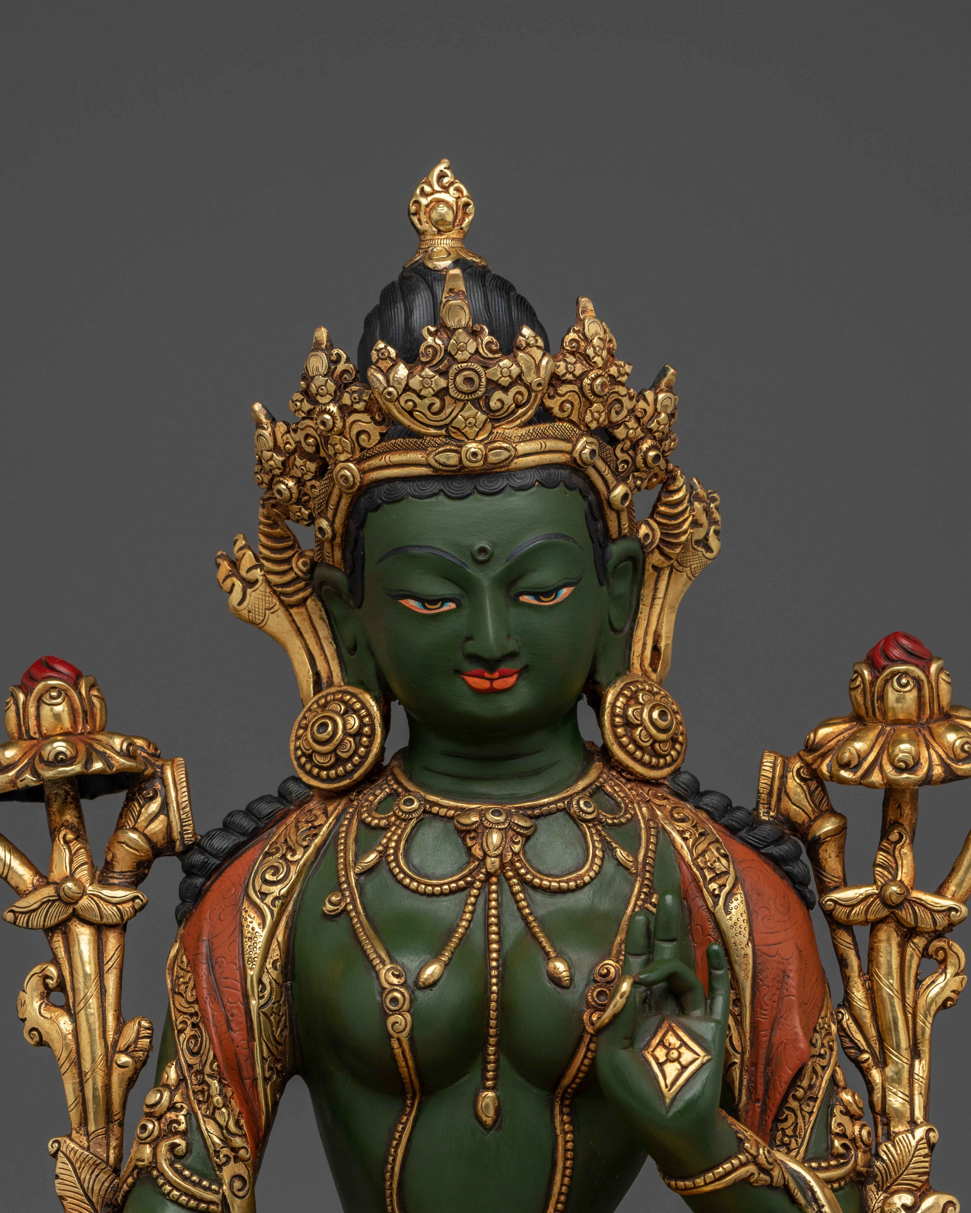 Sacred  Art of Green Tara | Female Tara