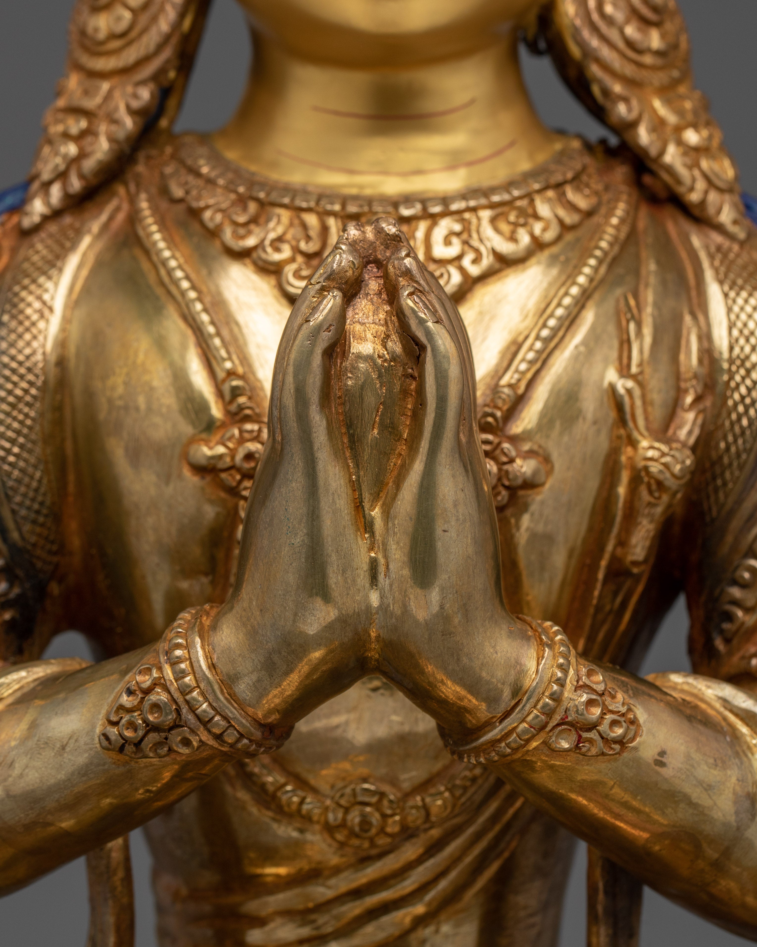 Handmade Buddhist Art of Chenrezig | Bodhisattva of Compassion