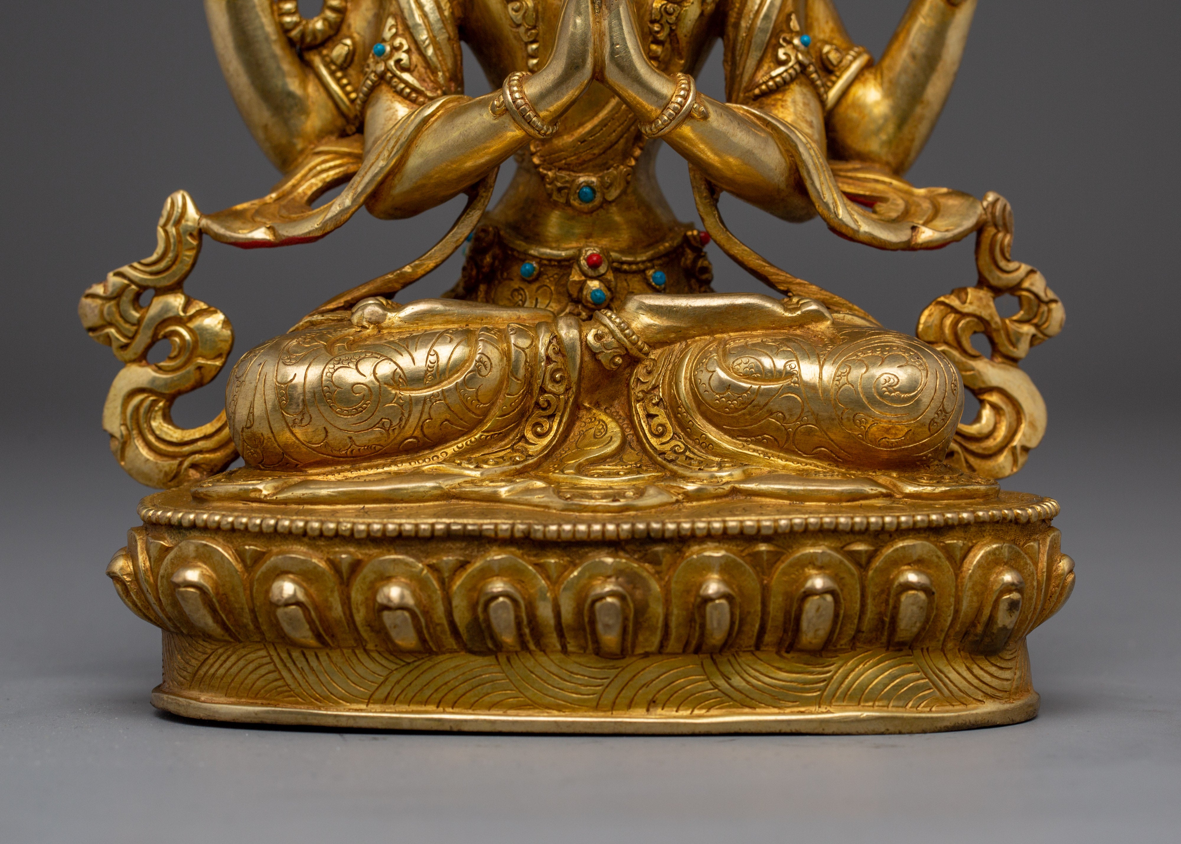 The Tibetan Chenrezig Sculpture | Bodhisattva of Compassion