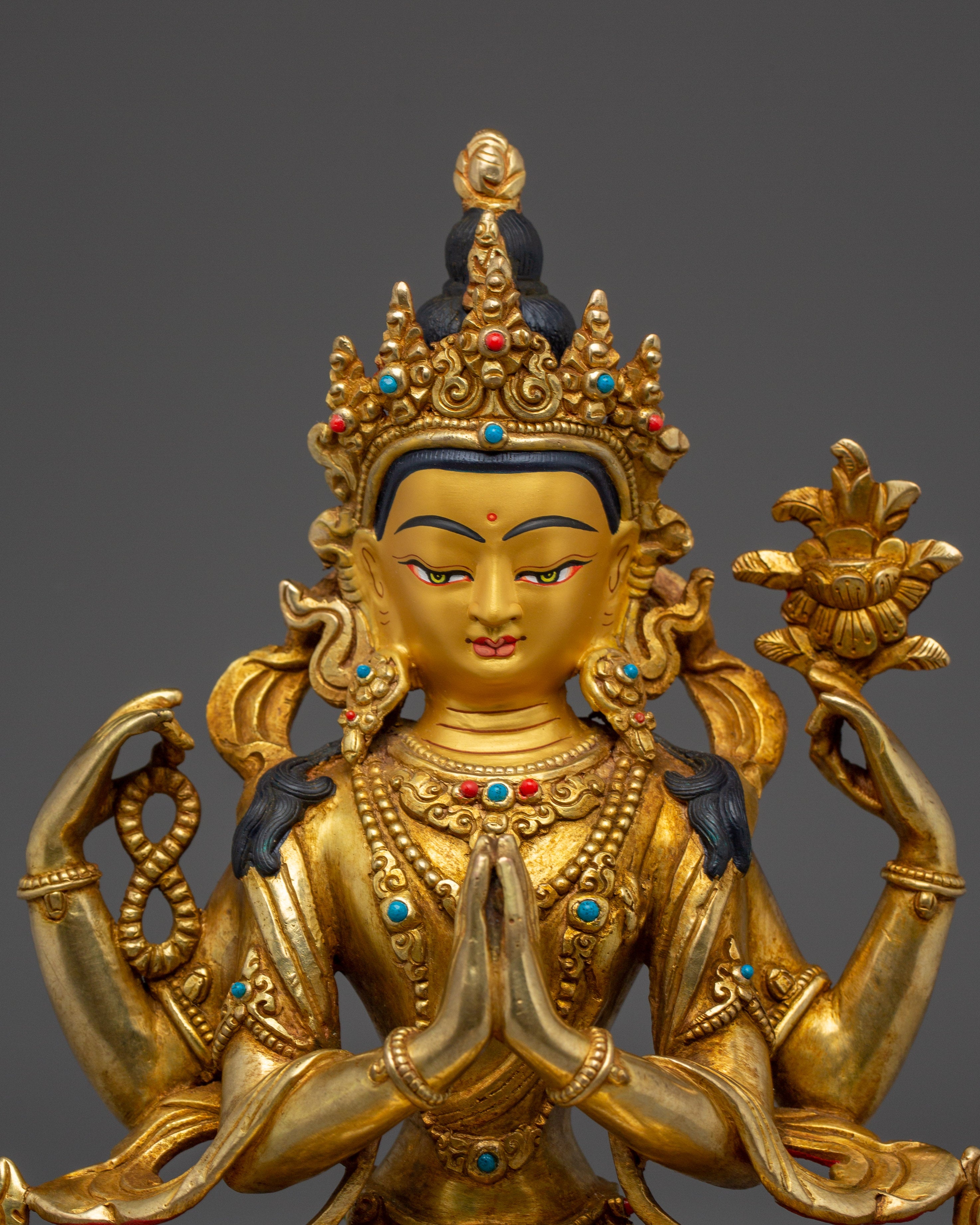 The Tibetan Chenrezig Sculpture | Bodhisattva of Compassion