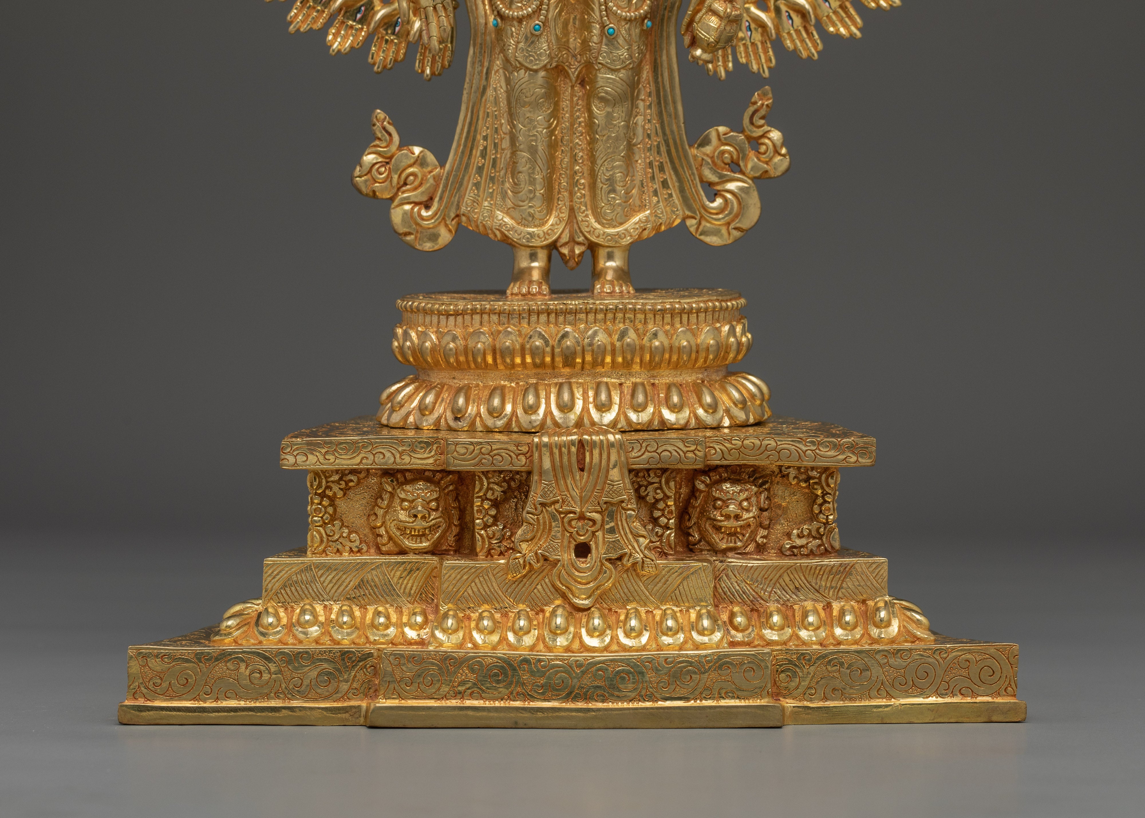 1000 Armed Chenrezig, Lord Of Compassion | Tibetan Buddhist Icon