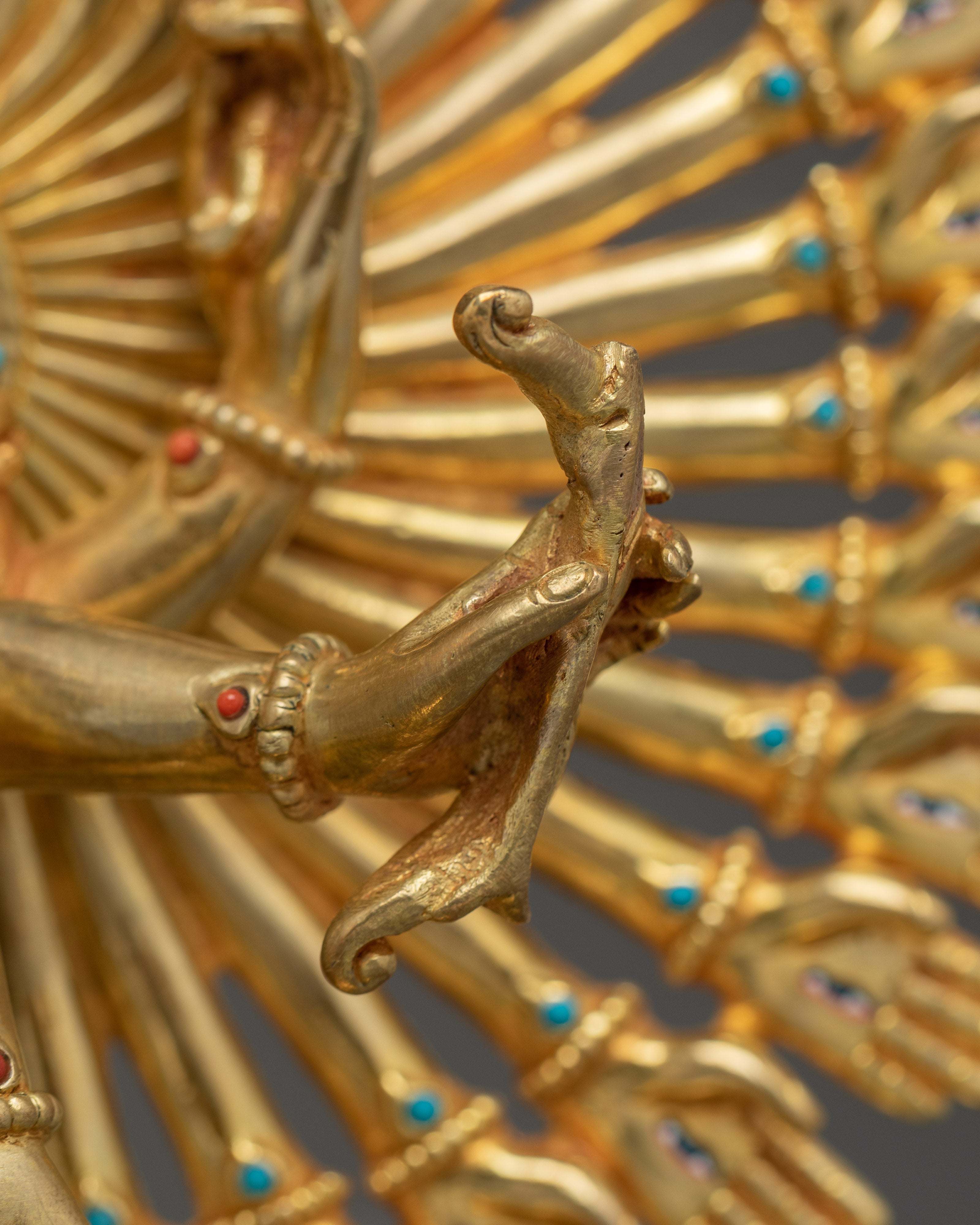 1000 Armed Chenrezig, Lord Of Compassion | Tibetan Buddhist Icon
