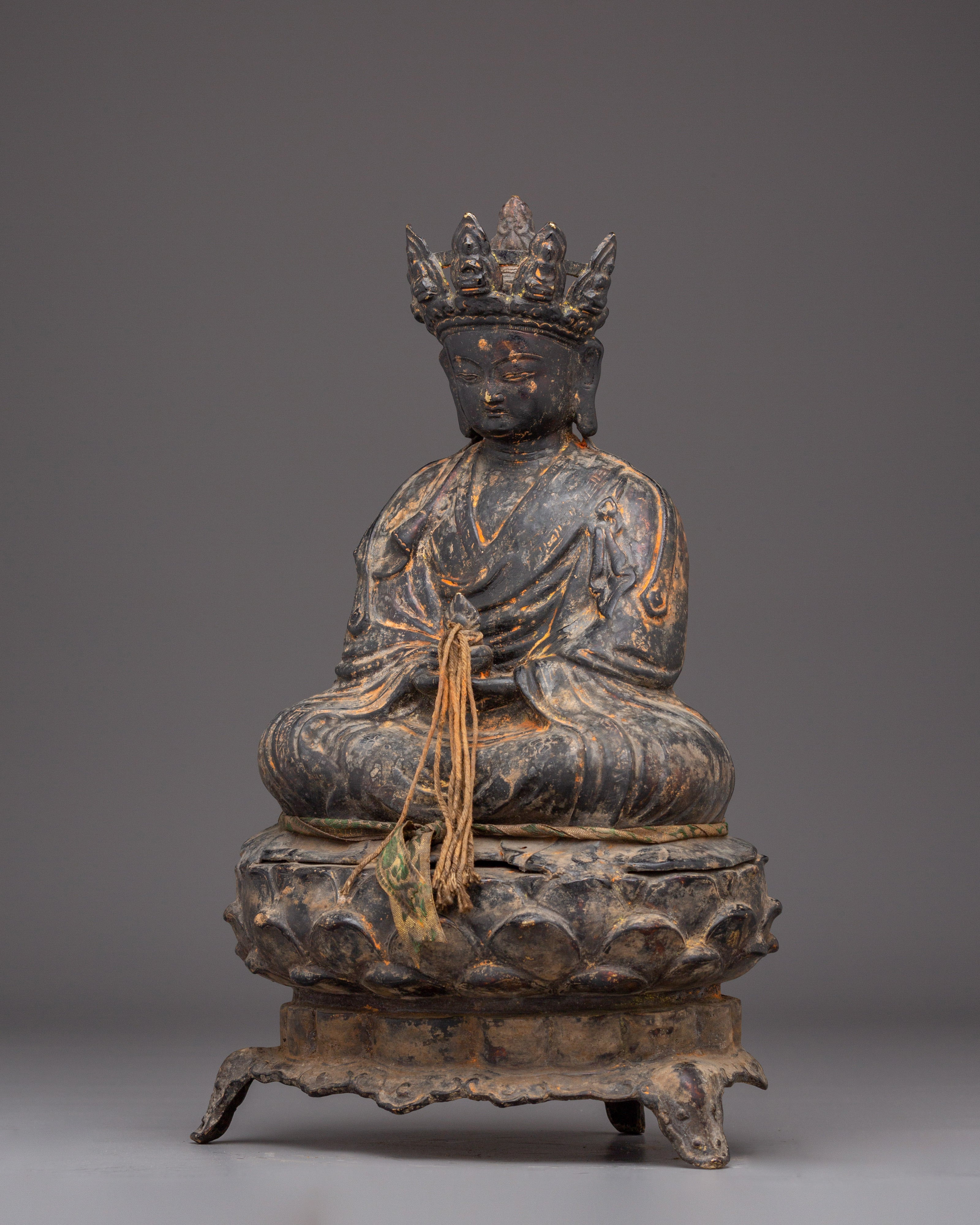 Enlightened Buddhist Master | Traditional Buddhist Sculpture
