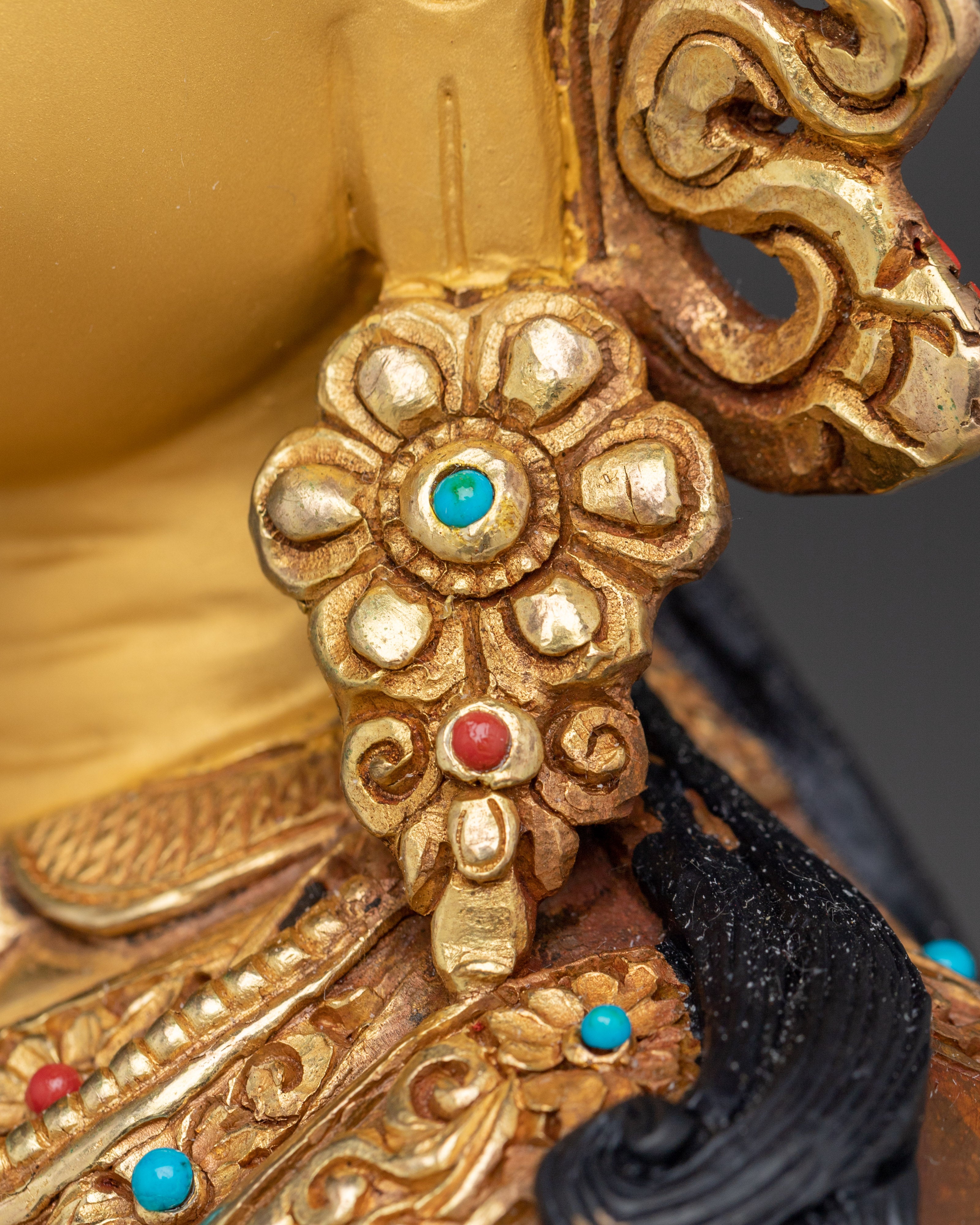 Guru Rinpoche, Enlightened Master Figure | Meditation Altar Decor