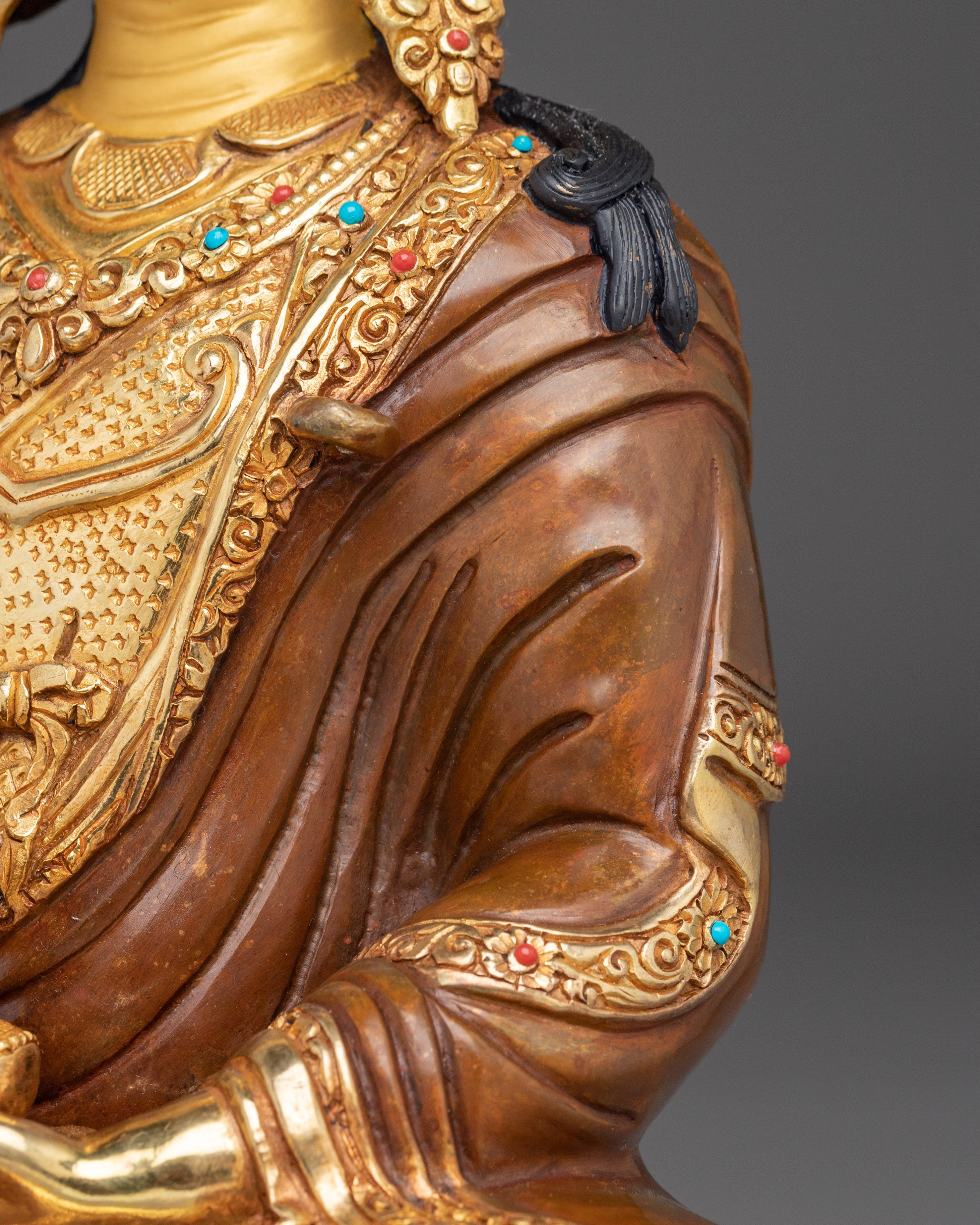 Guru Rinpoche, Enlightened Master Figure | Meditation Altar Decor