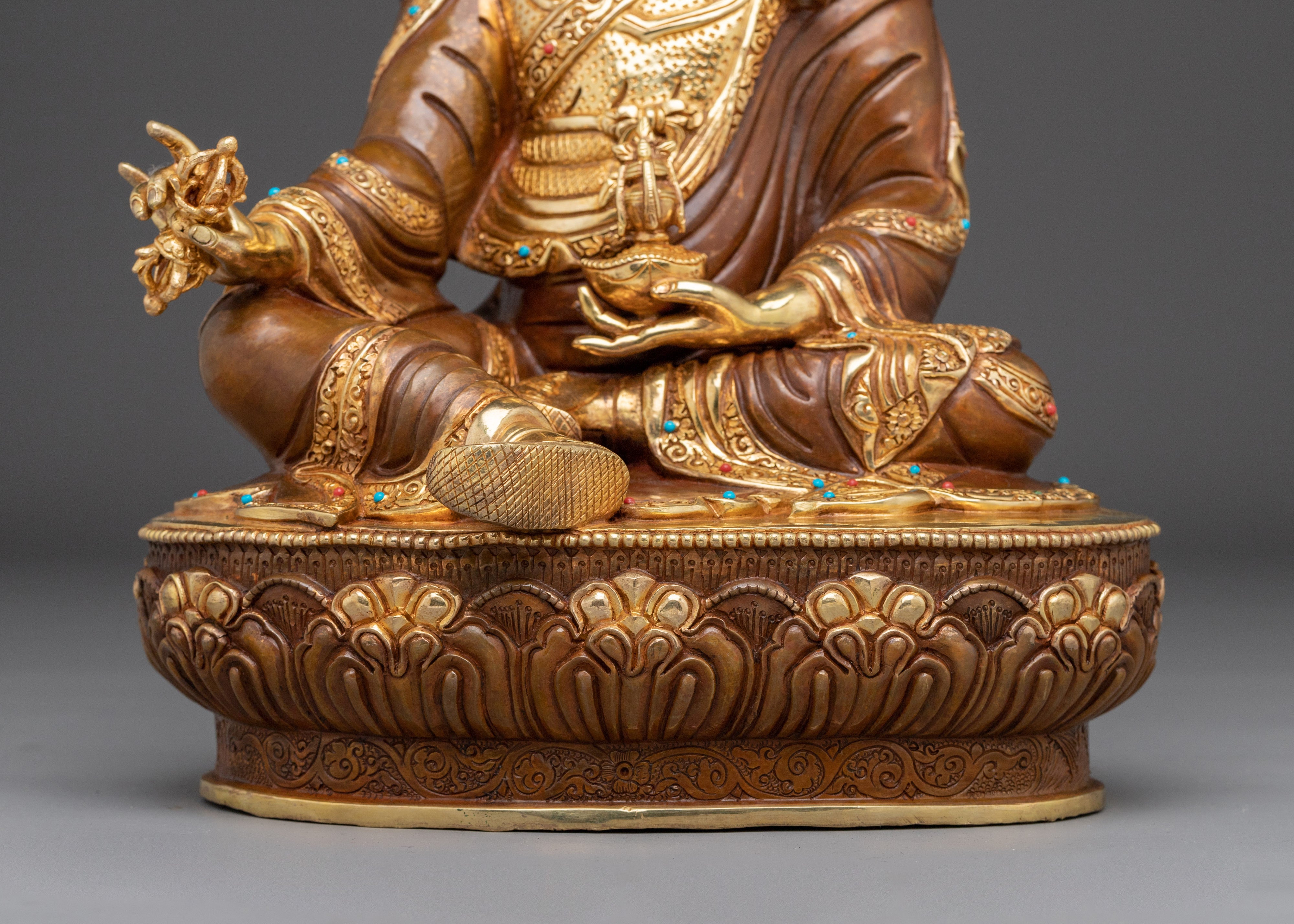 Guru Rinpoche, Enlightened Master Figure | Meditation Altar Decor