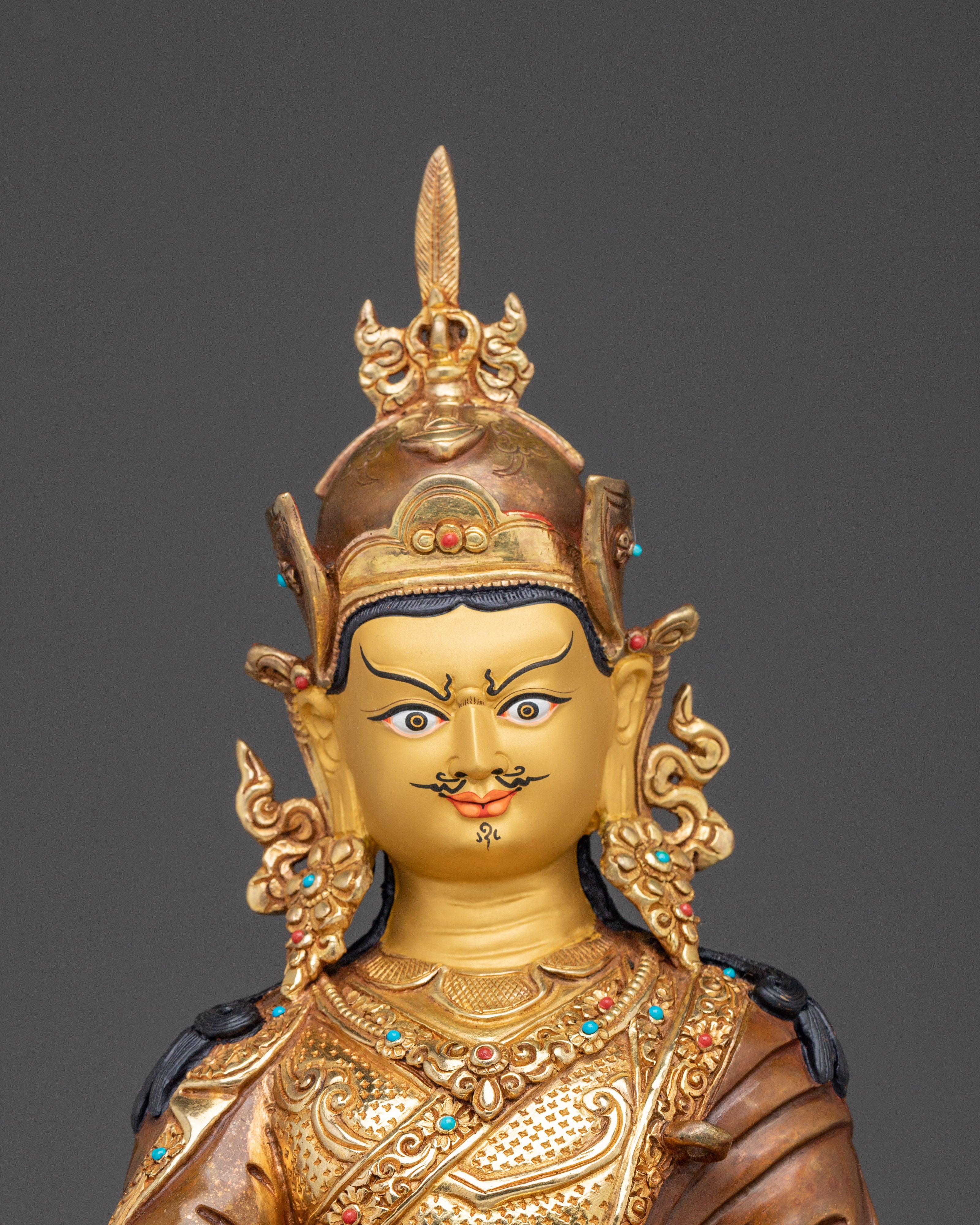 Guru Rinpoche, Enlightened Master Figure | Meditation Altar Decor