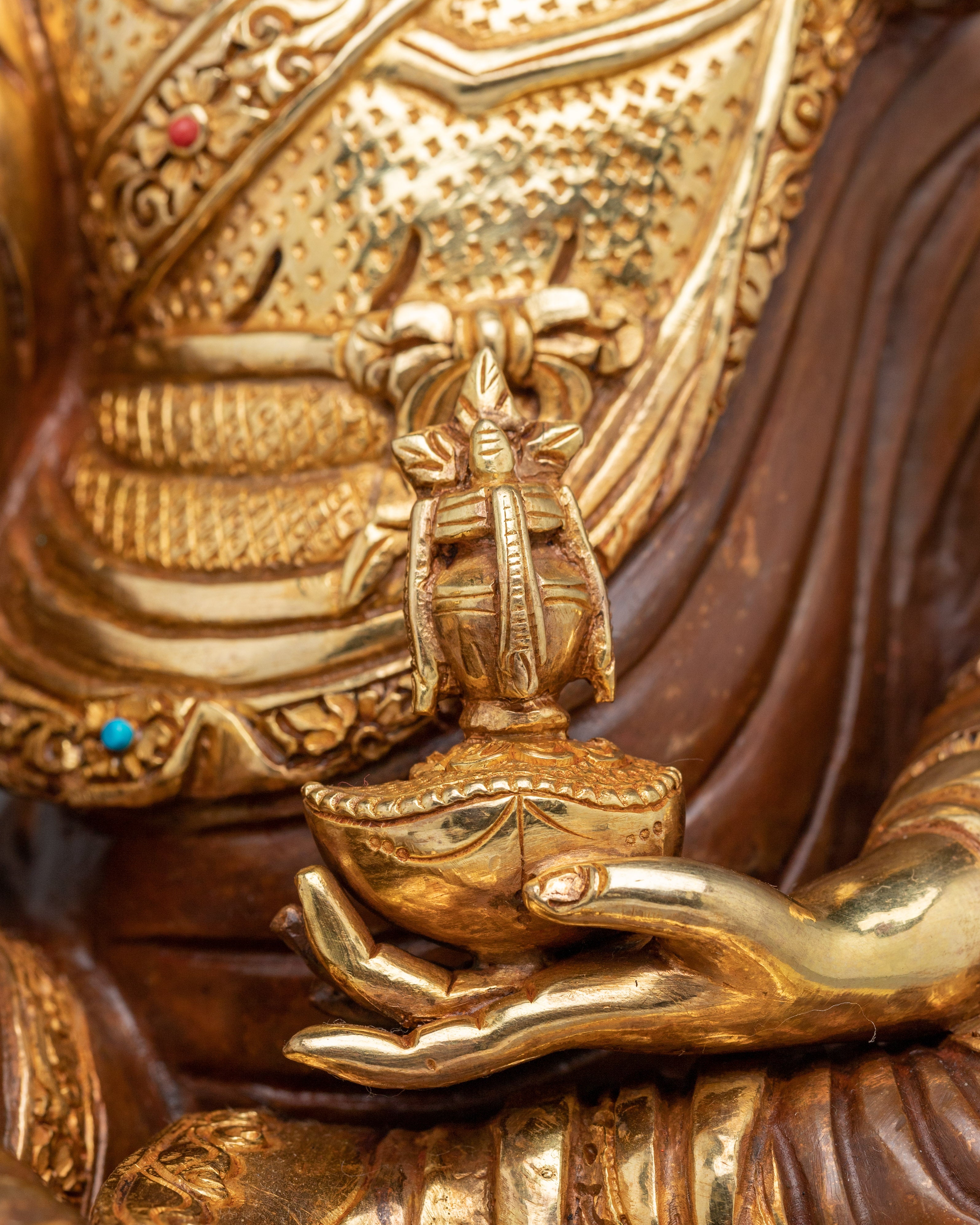Guru Rinpoche, Enlightened Master Figure | Meditation Altar Decor
