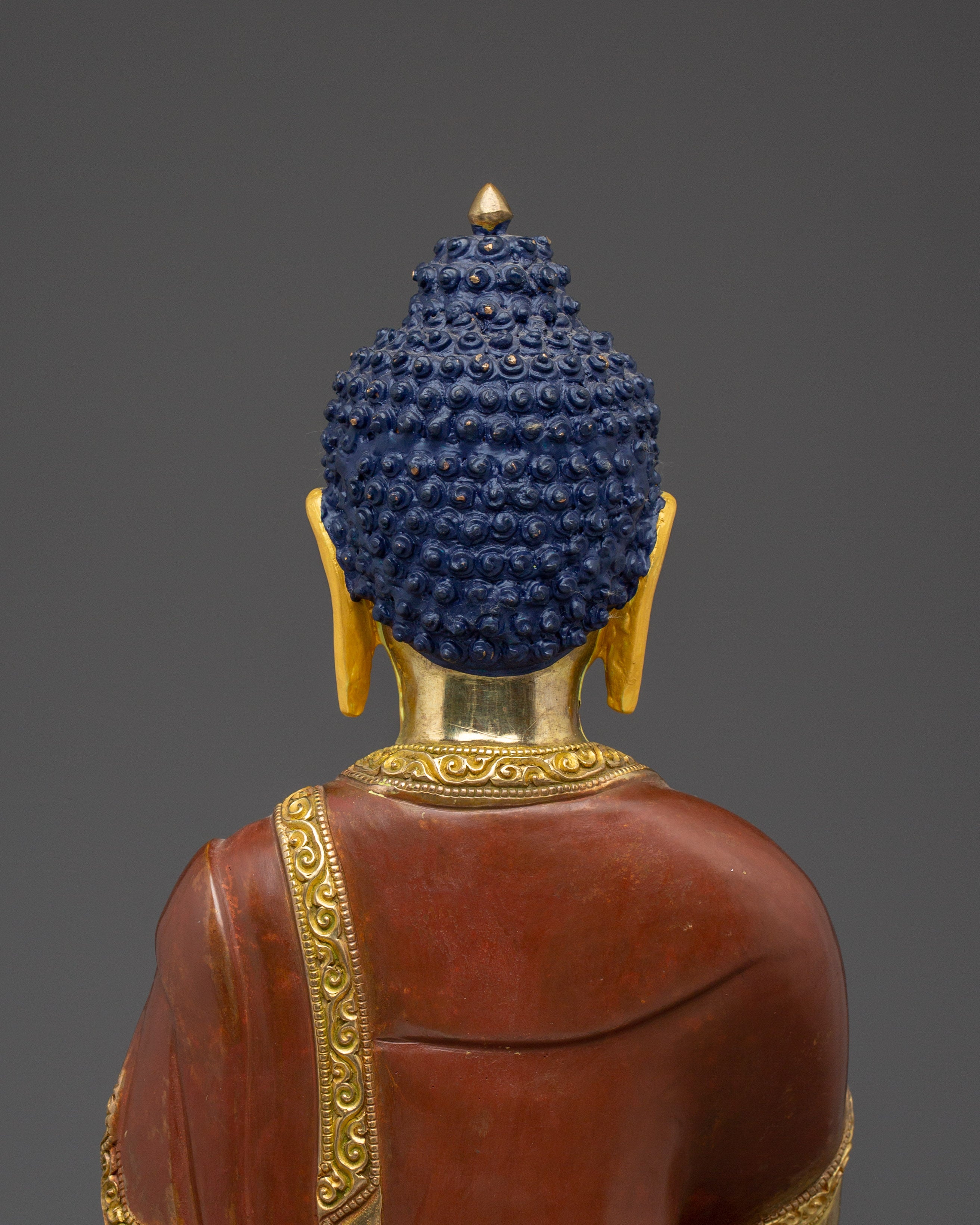 Handcrafted Shakyamuni Buddha Gold Gilded Statue | Spiritual Meditation & Altar Decor