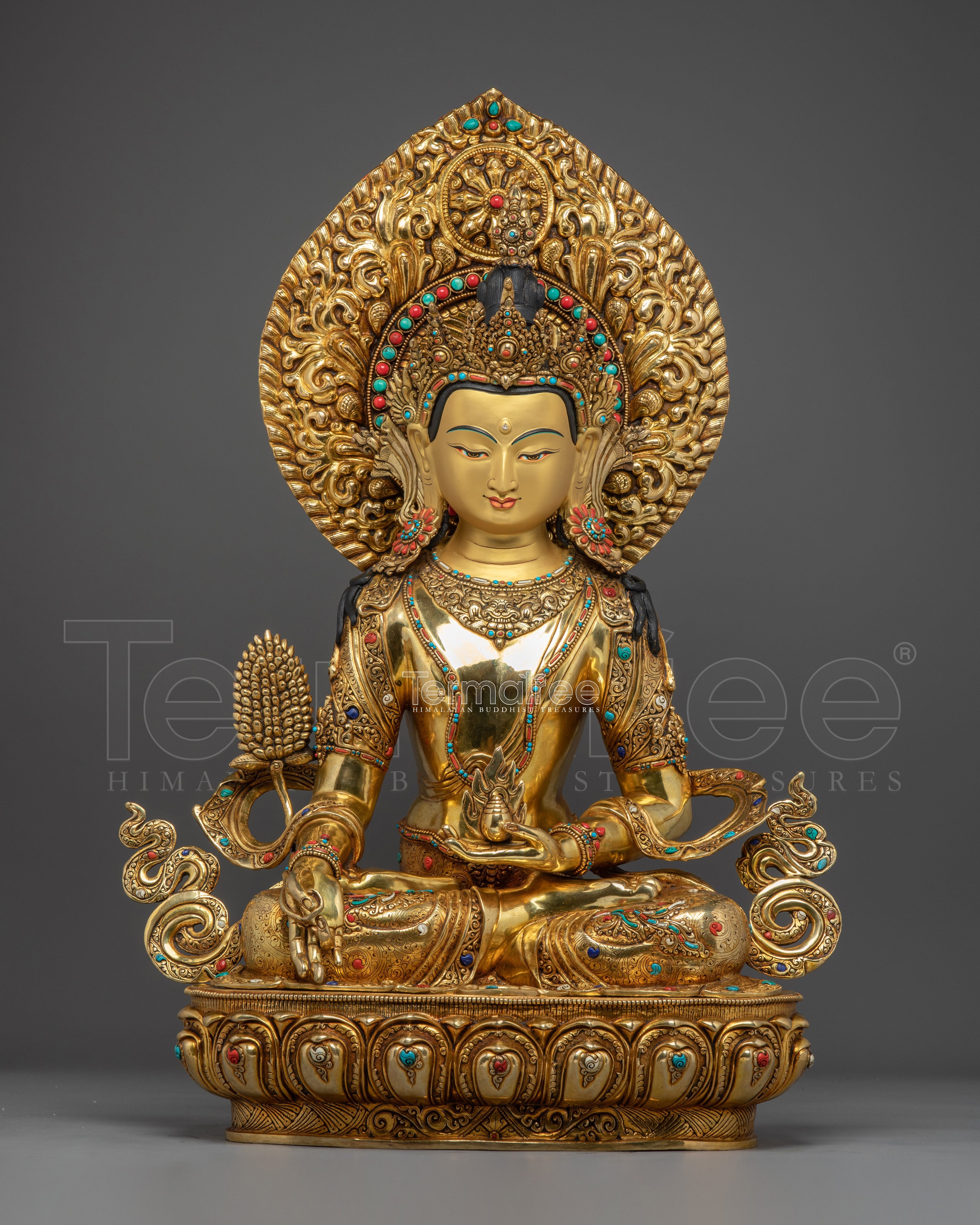 Himalayan Kshitigarbha Compassion Deity Sculpture