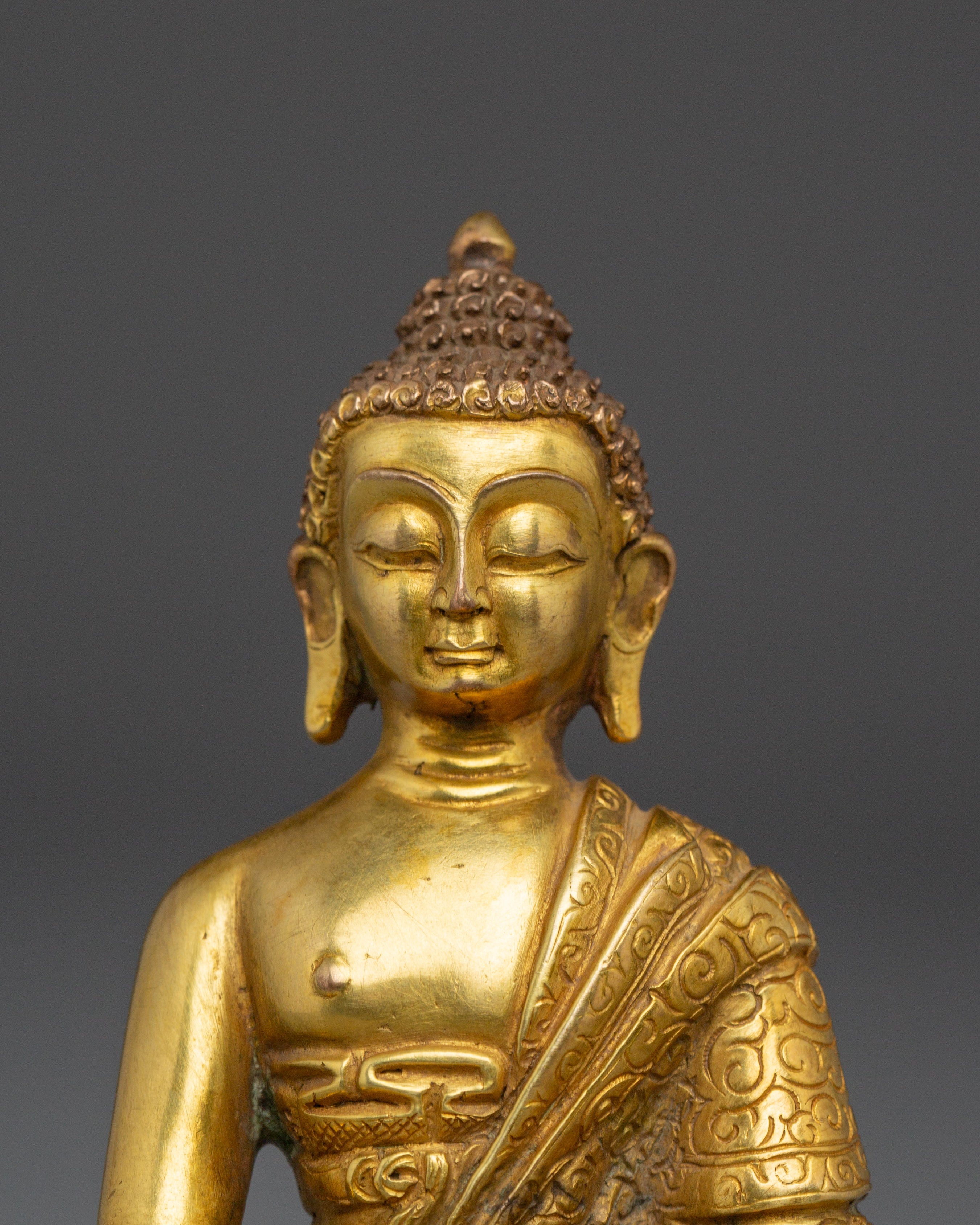 Meditation Master Shakyamuni Buddha Sculpture | Handmade Statue
