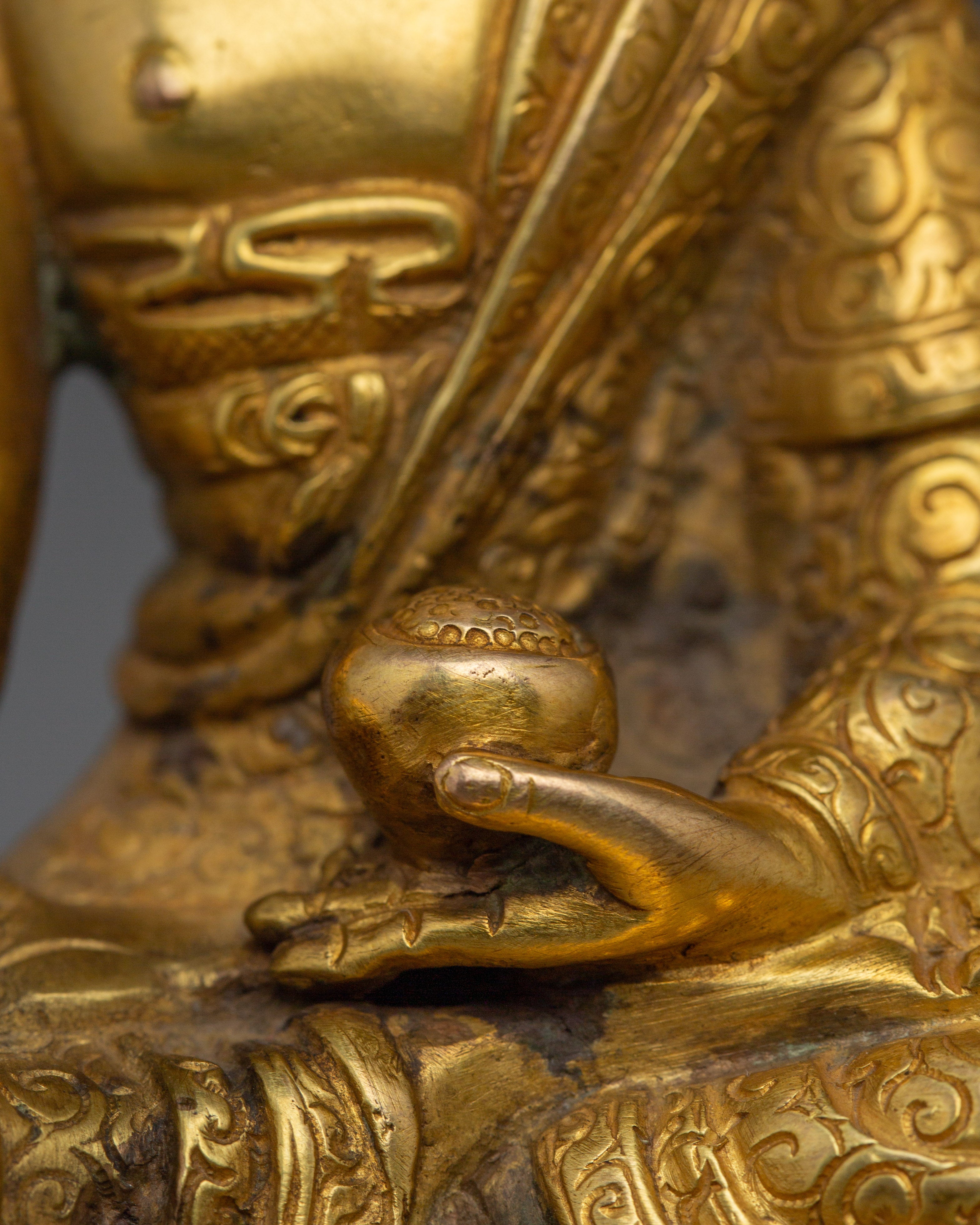Meditation Master Shakyamuni Buddha Sculpture | Handmade Statue