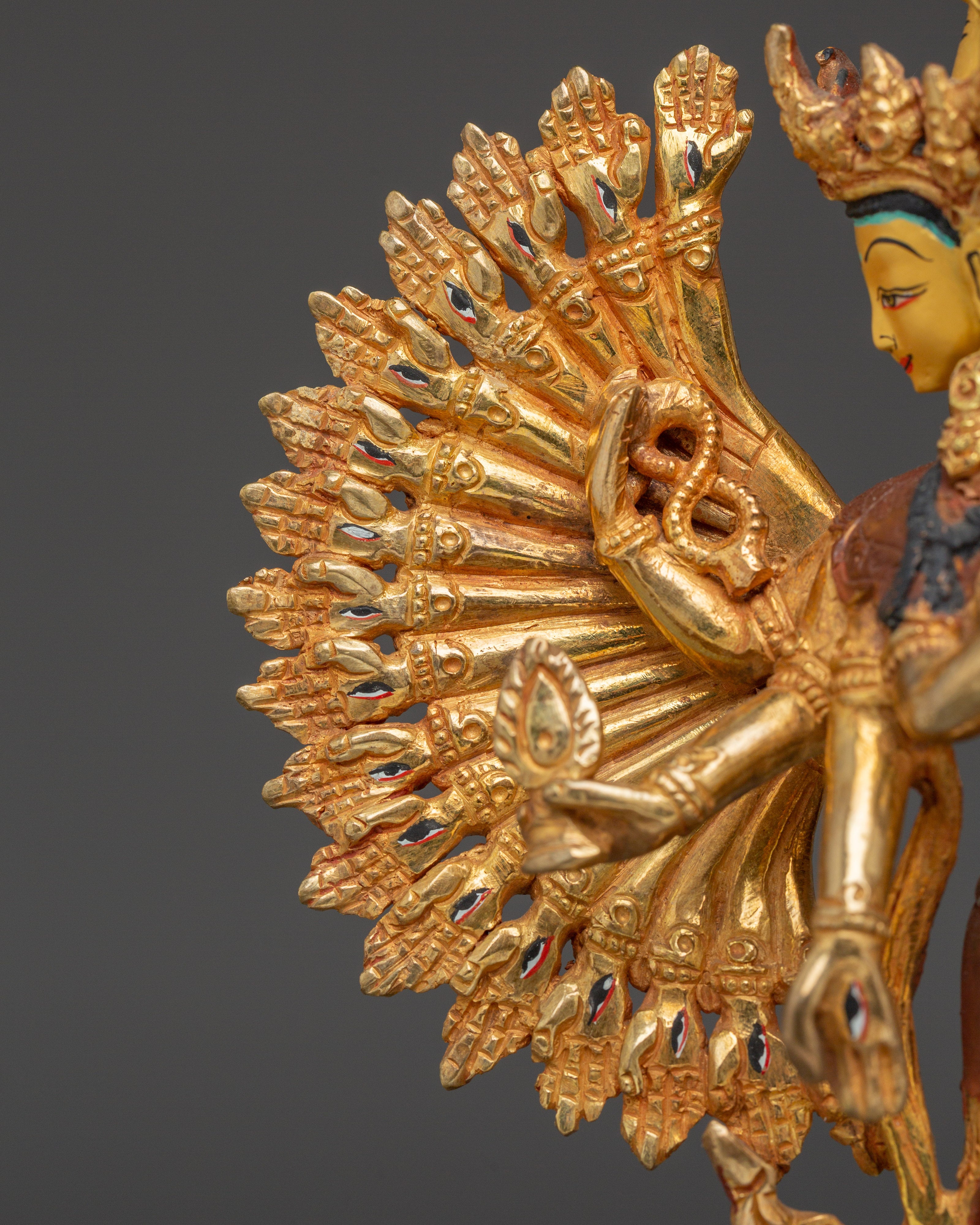 Compassionate Thousand Armed chenrezig Statue | Buddhist Divine Bodhisattva