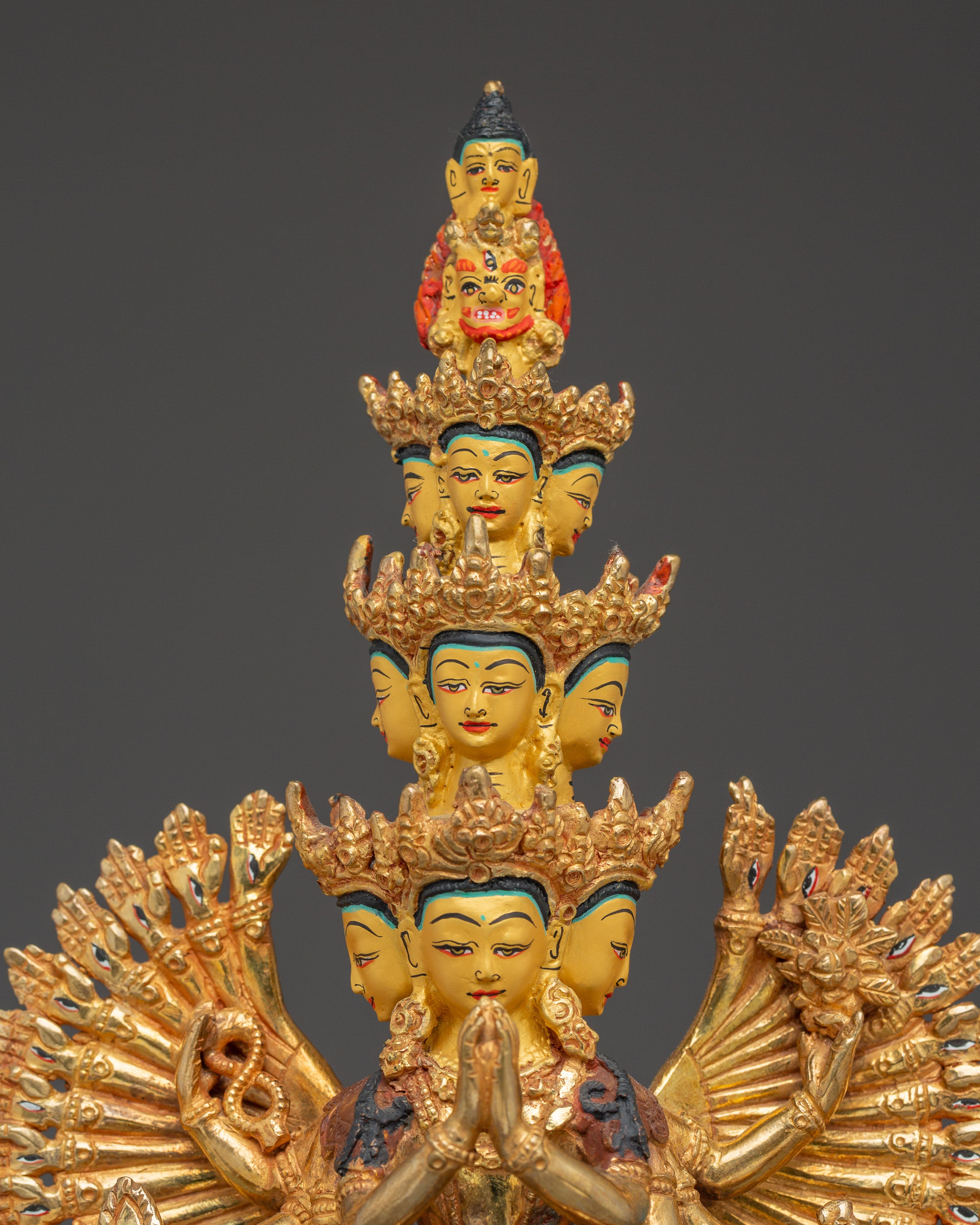 Compassionate Thousand Armed chenrezig Statue | Buddhist Divine Bodhisattva