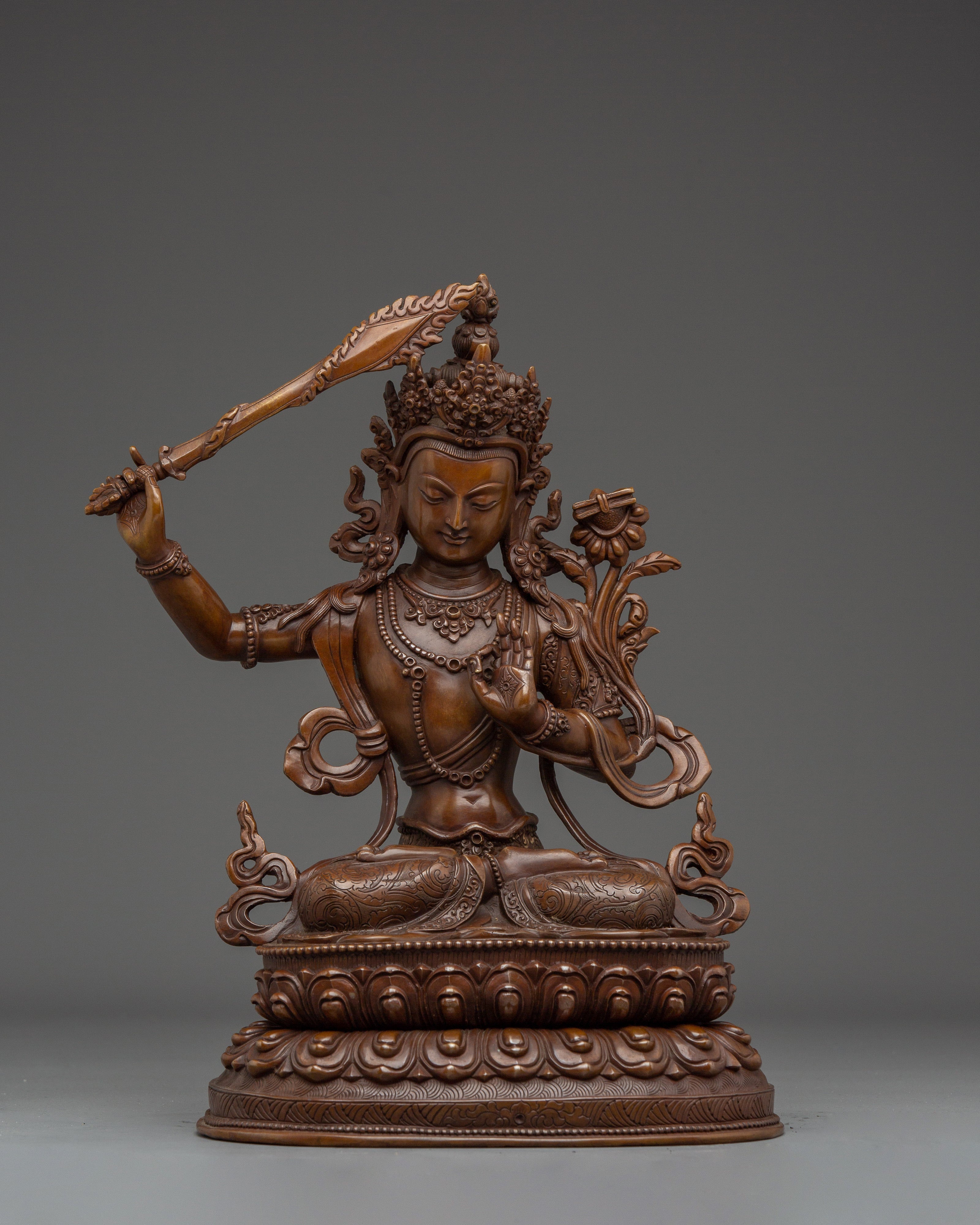 buddhist-deity-manjushri-sculpture