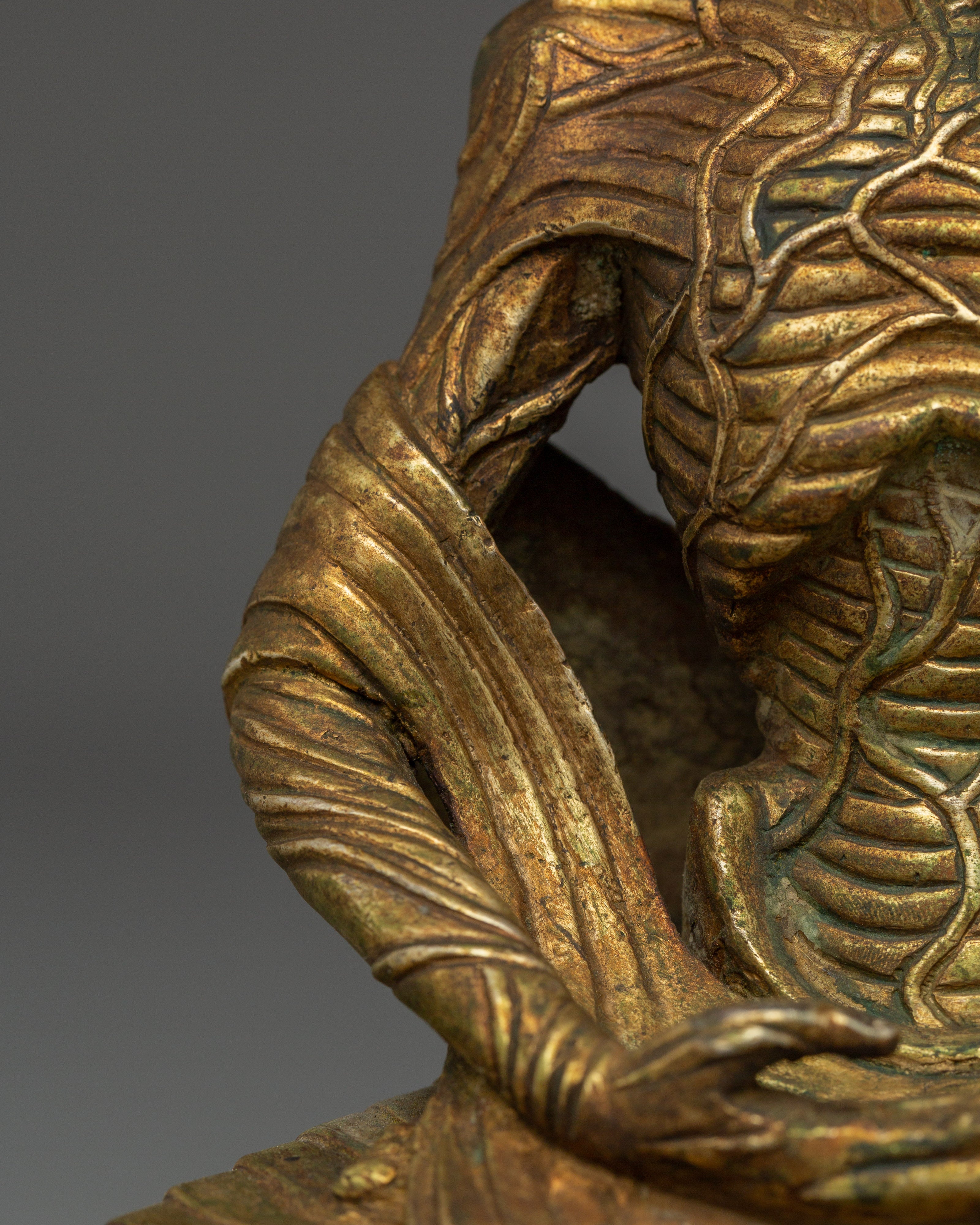 Fasting Buddha Copper Statue | Enlightenment and Deep Spiritual Practice