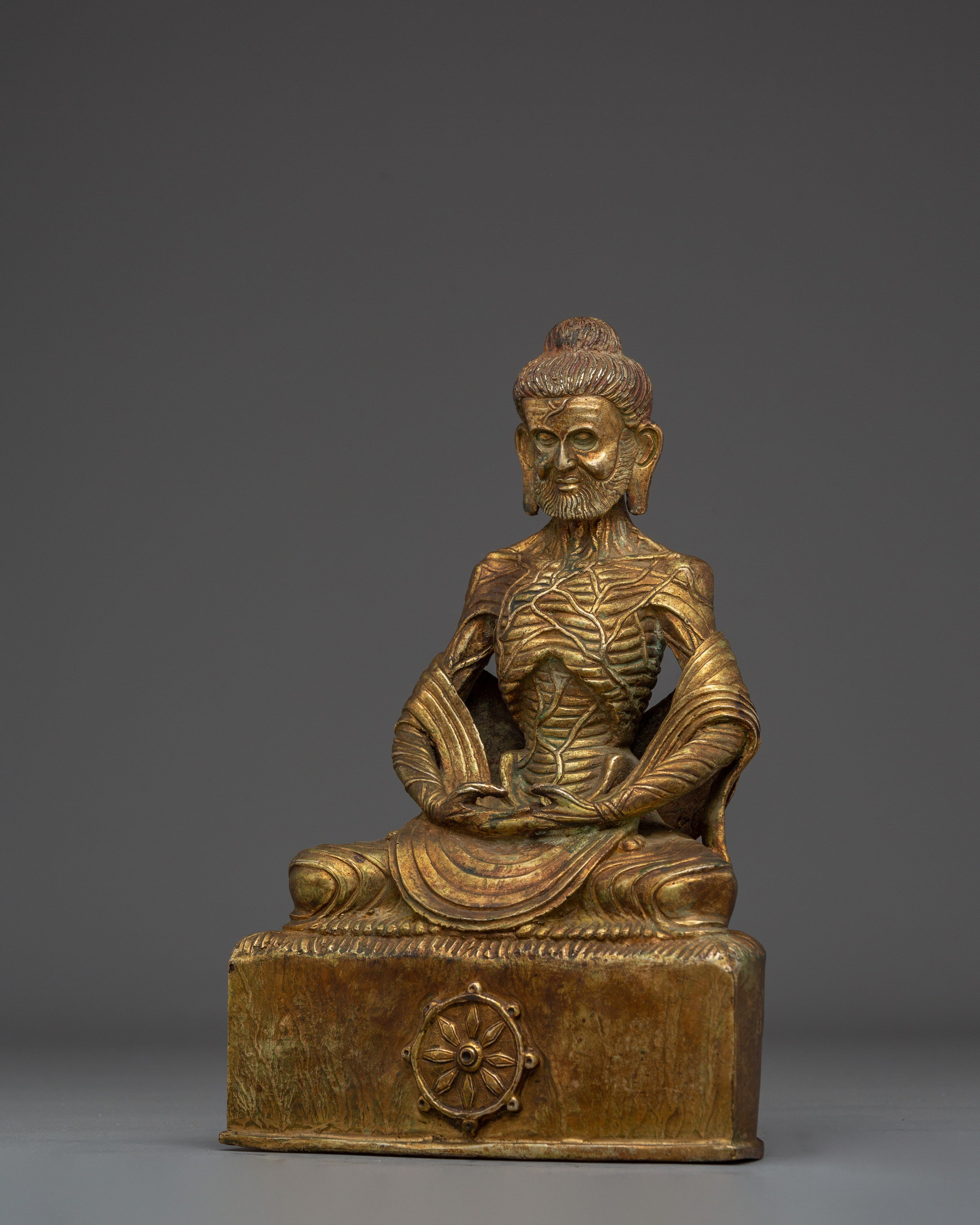Fasting Buddha Copper Statue | Enlightenment and Deep Spiritual Practice