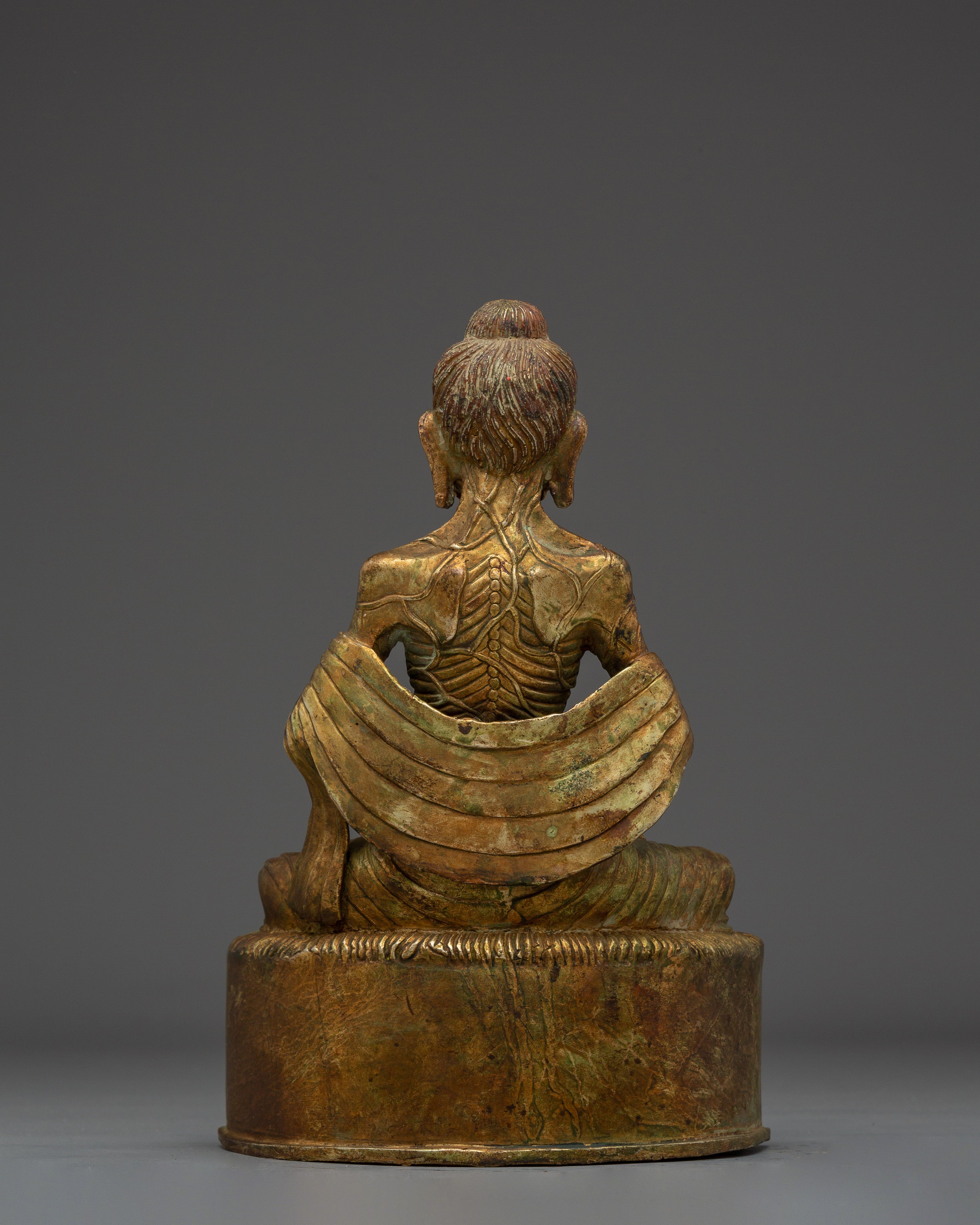 Fasting Buddha Copper Statue | Enlightenment and Deep Spiritual Practice