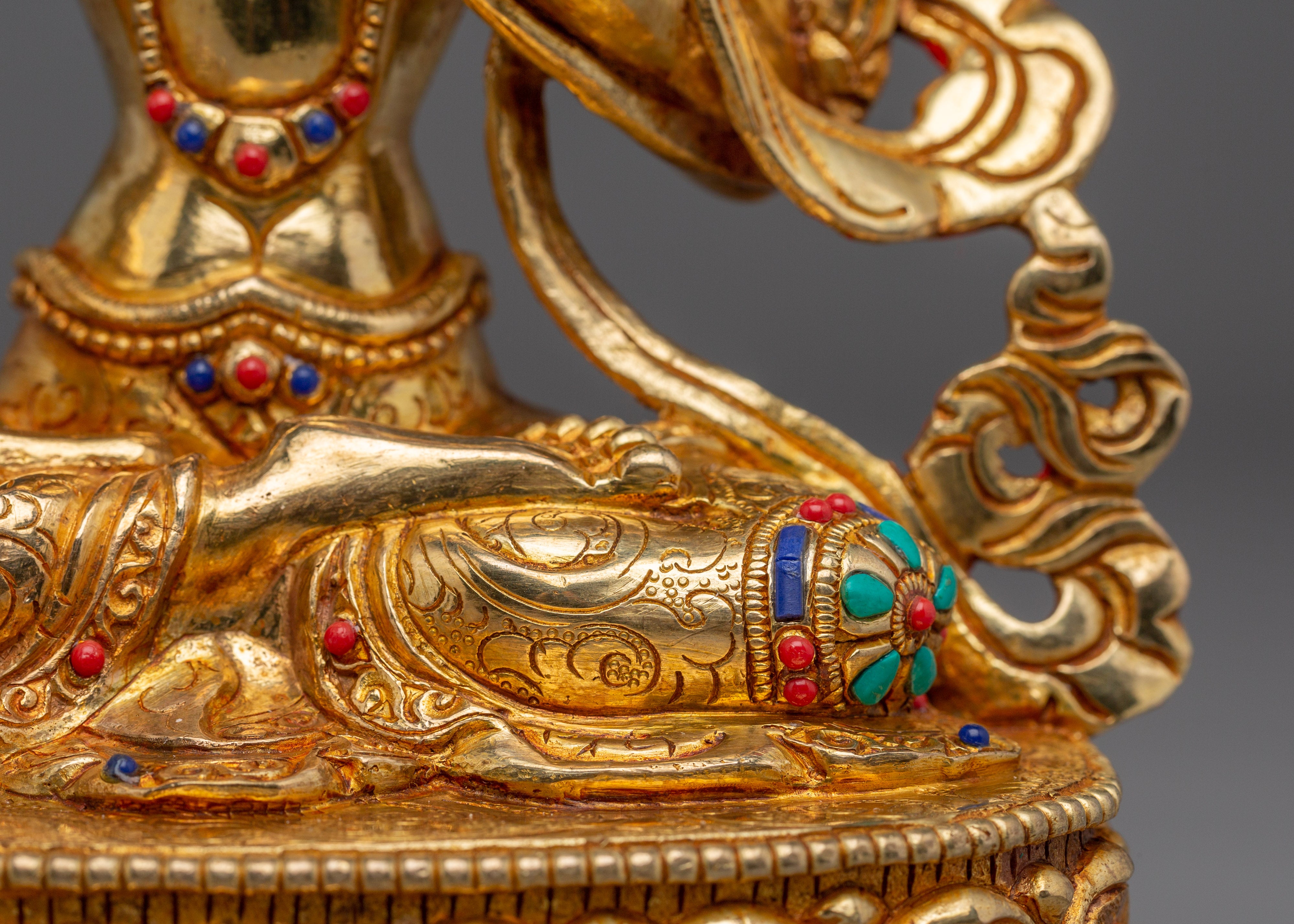 Infinite Wisdom Deity Manjushri | Buddhist Spiritual Artwork