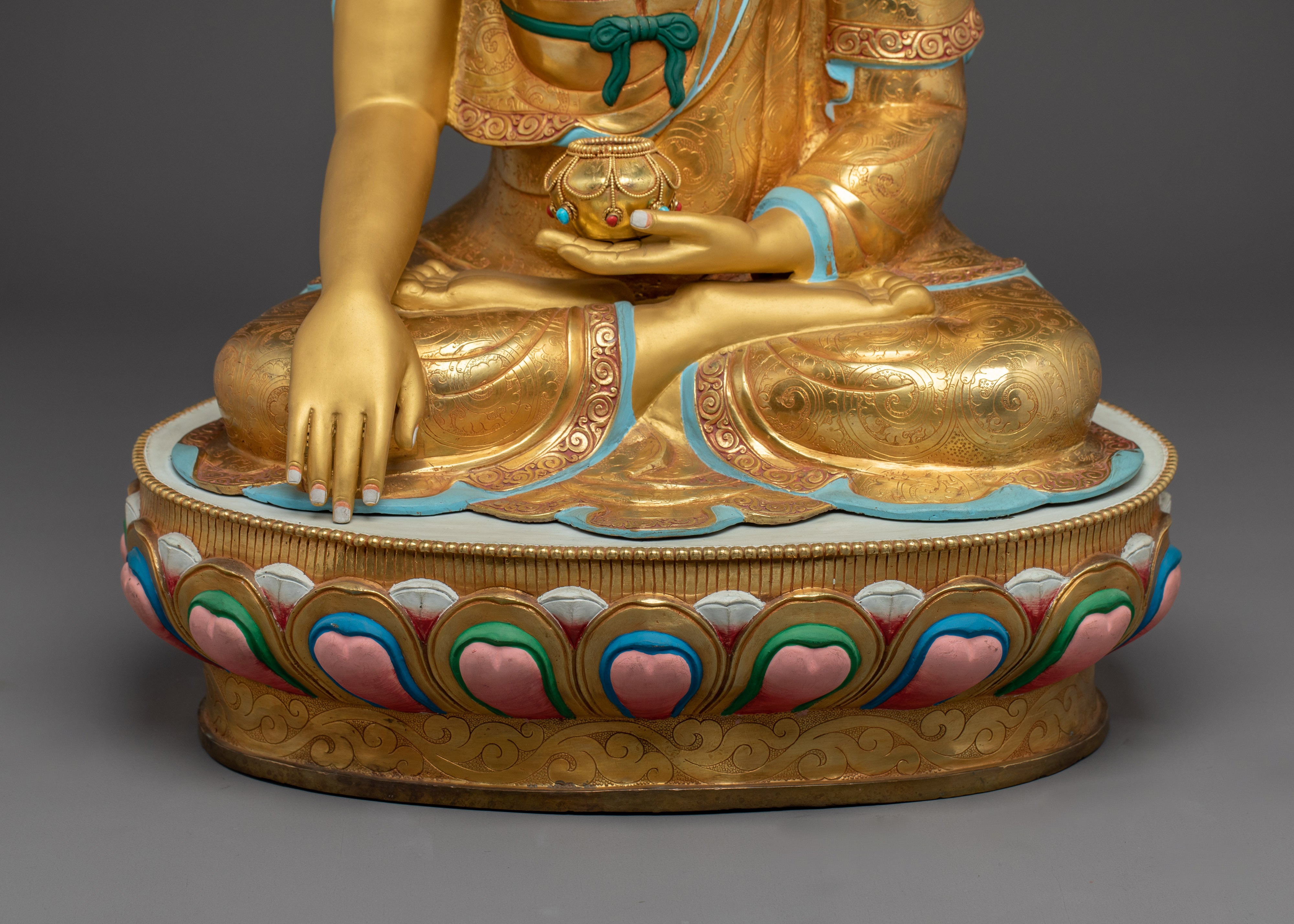 Enlightened Master Shakyamuni Buddha With Disciples | Meditation Decor