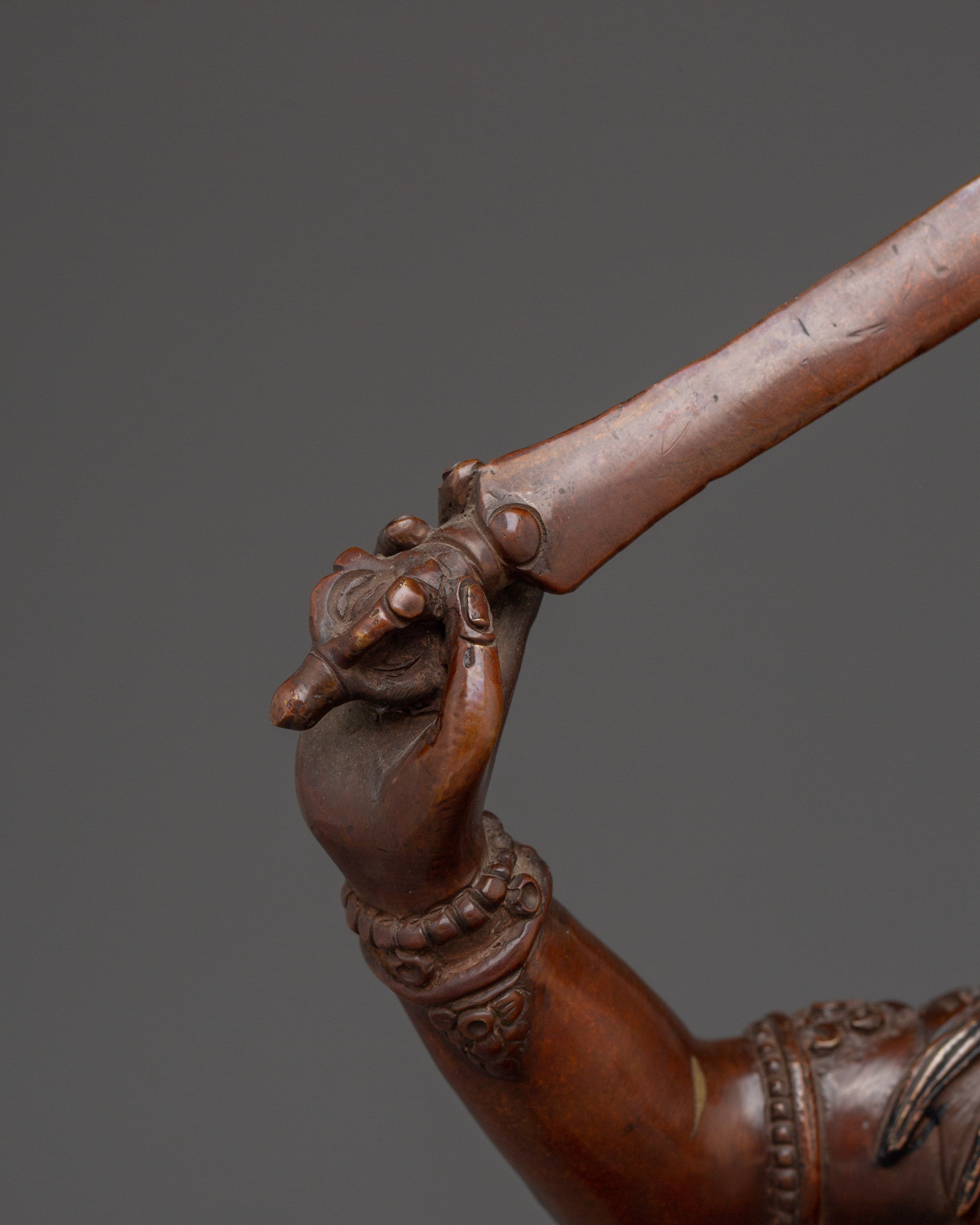 Manjushri Handmade Copper Statue | Bodhisattva of Wisdom